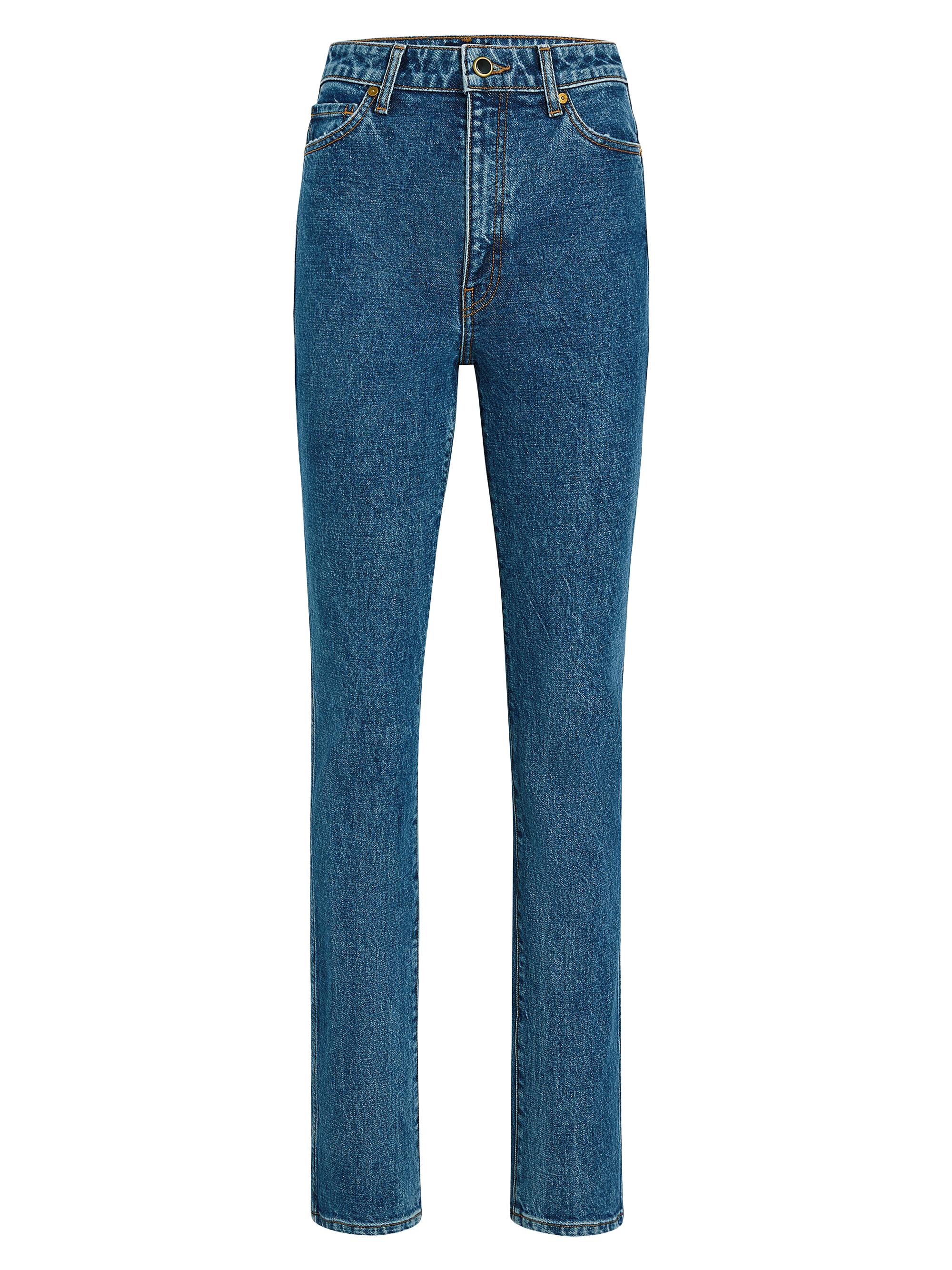 Khaite Women's Daria High-Rise Slim-Straight Jeans - Boone