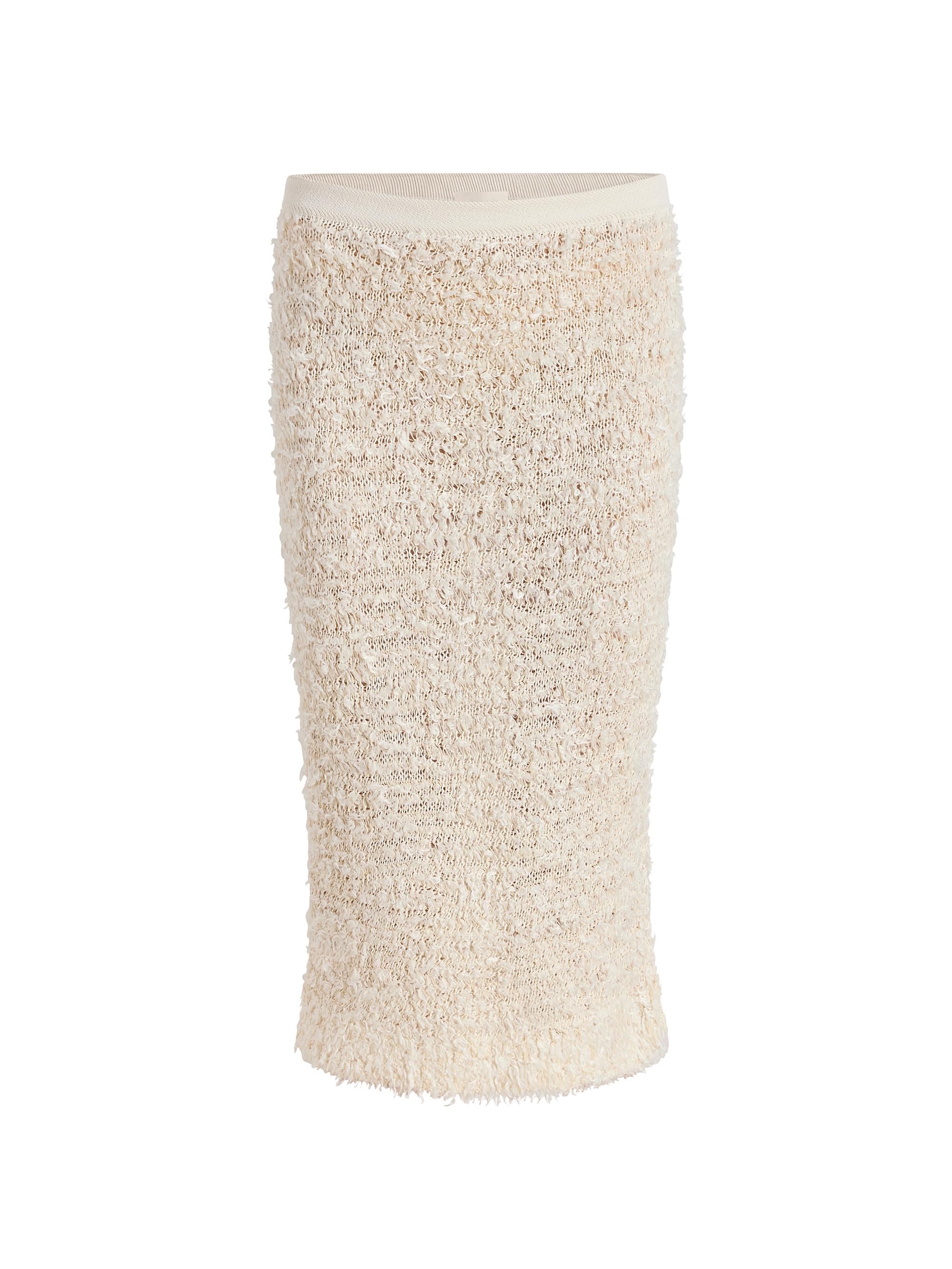 Khaite Women's Adela Boucle-Knit Midi-Skirt -