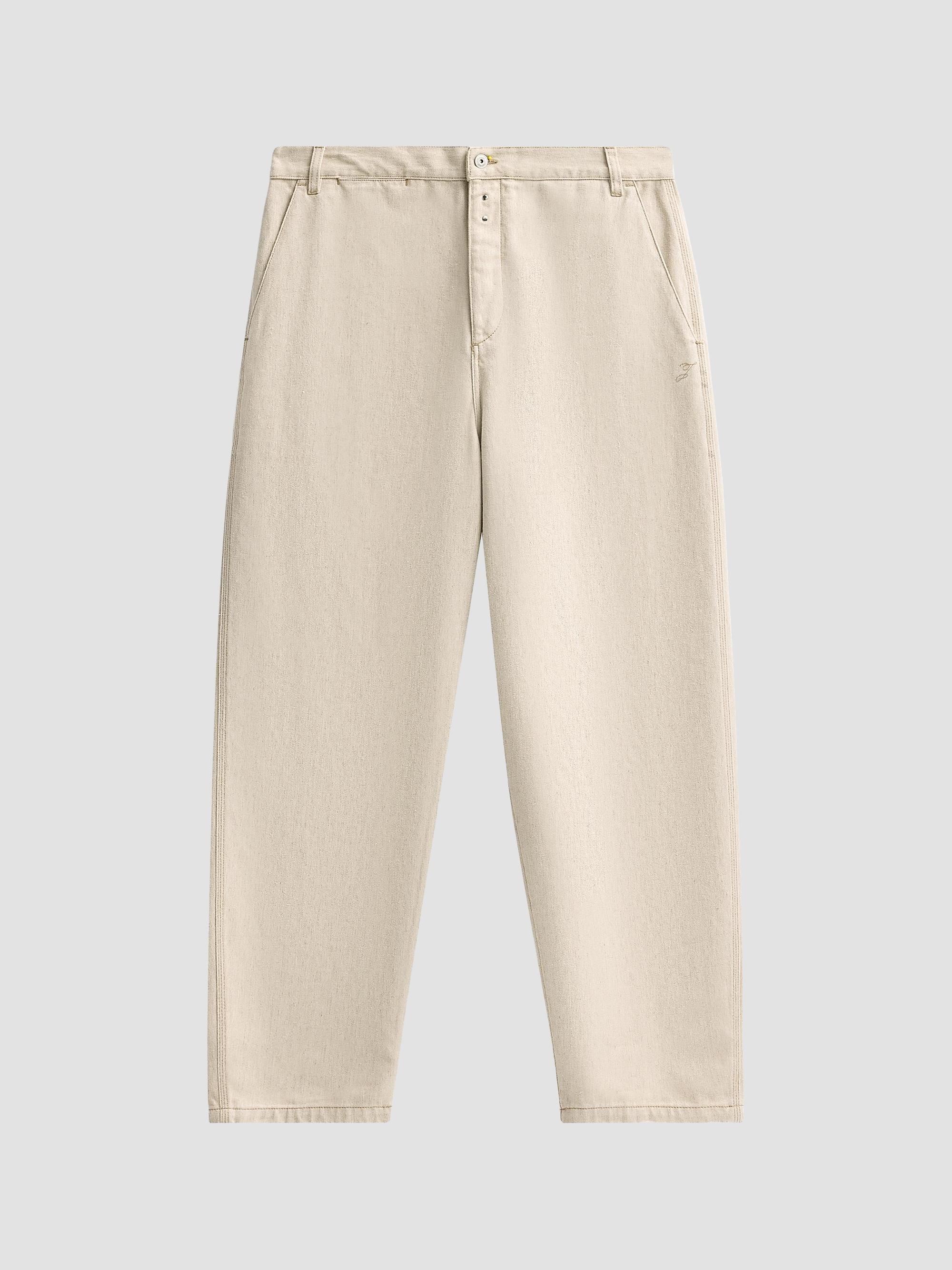 Jacquemus Men's Le De Nimes Pants - Light Beige | Thumbnail 6