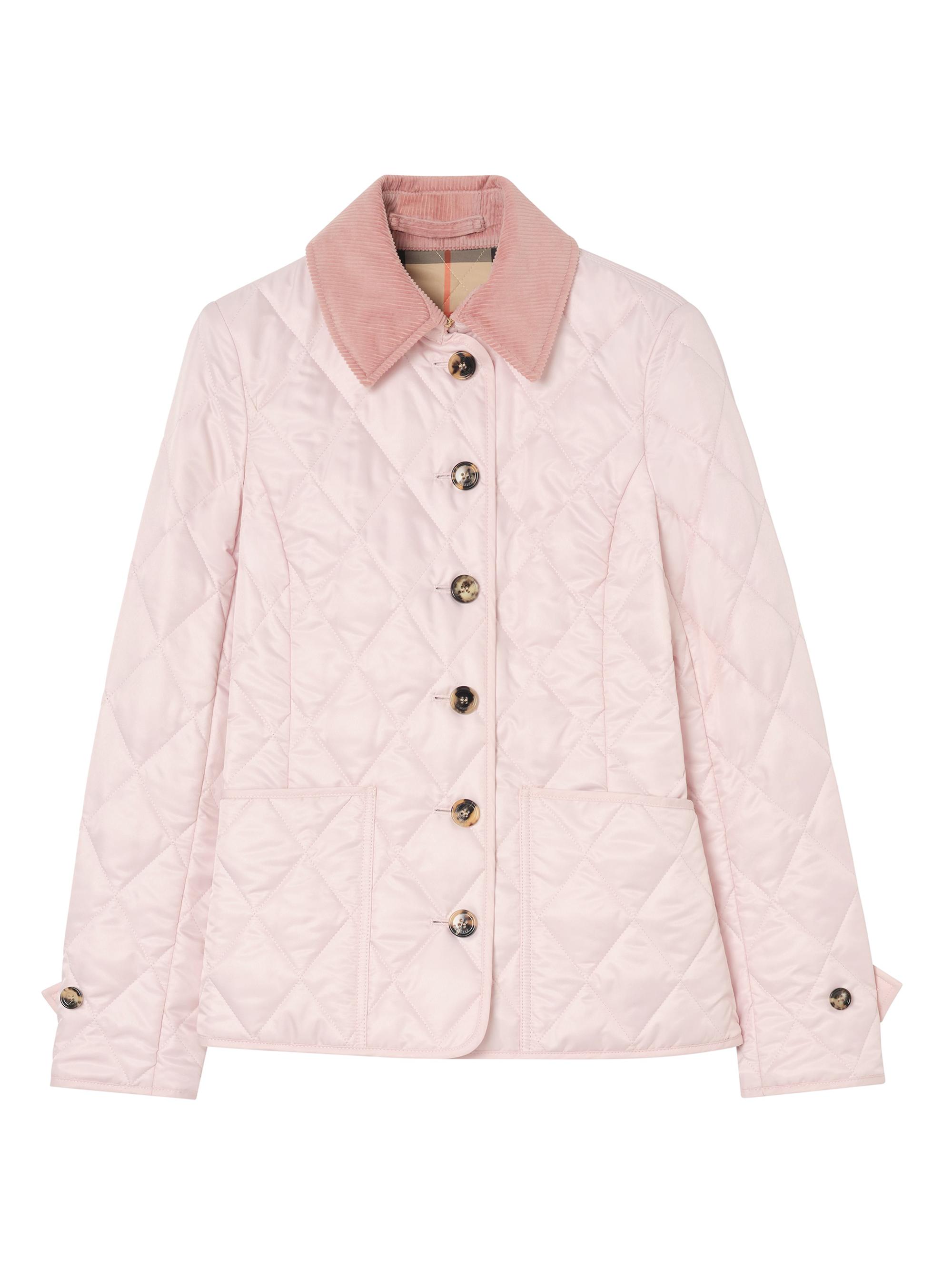 Burberry Women's Quilted Slim Jacket - Mallow Pink