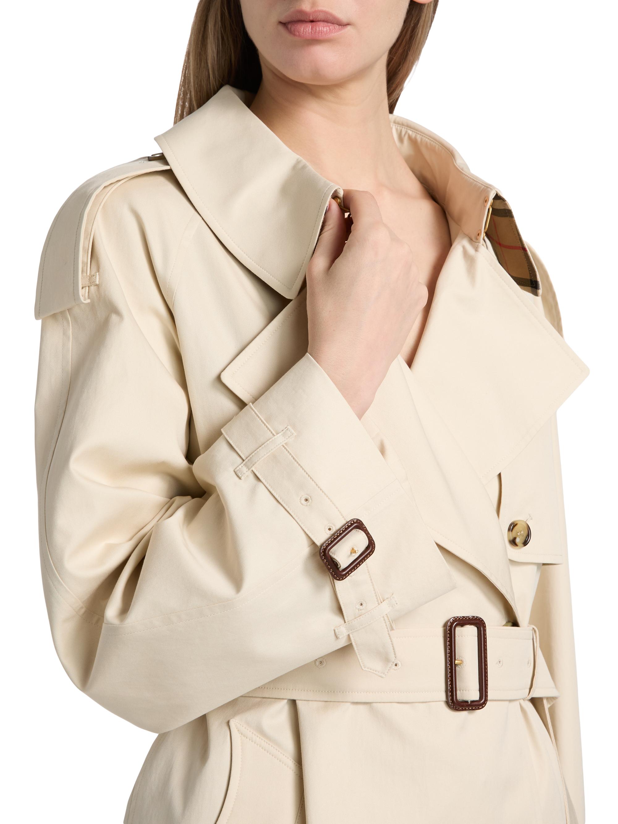 Burberry Fitzrovia Tropical Gabardine Trench Coat | Saks Fifth Avenue