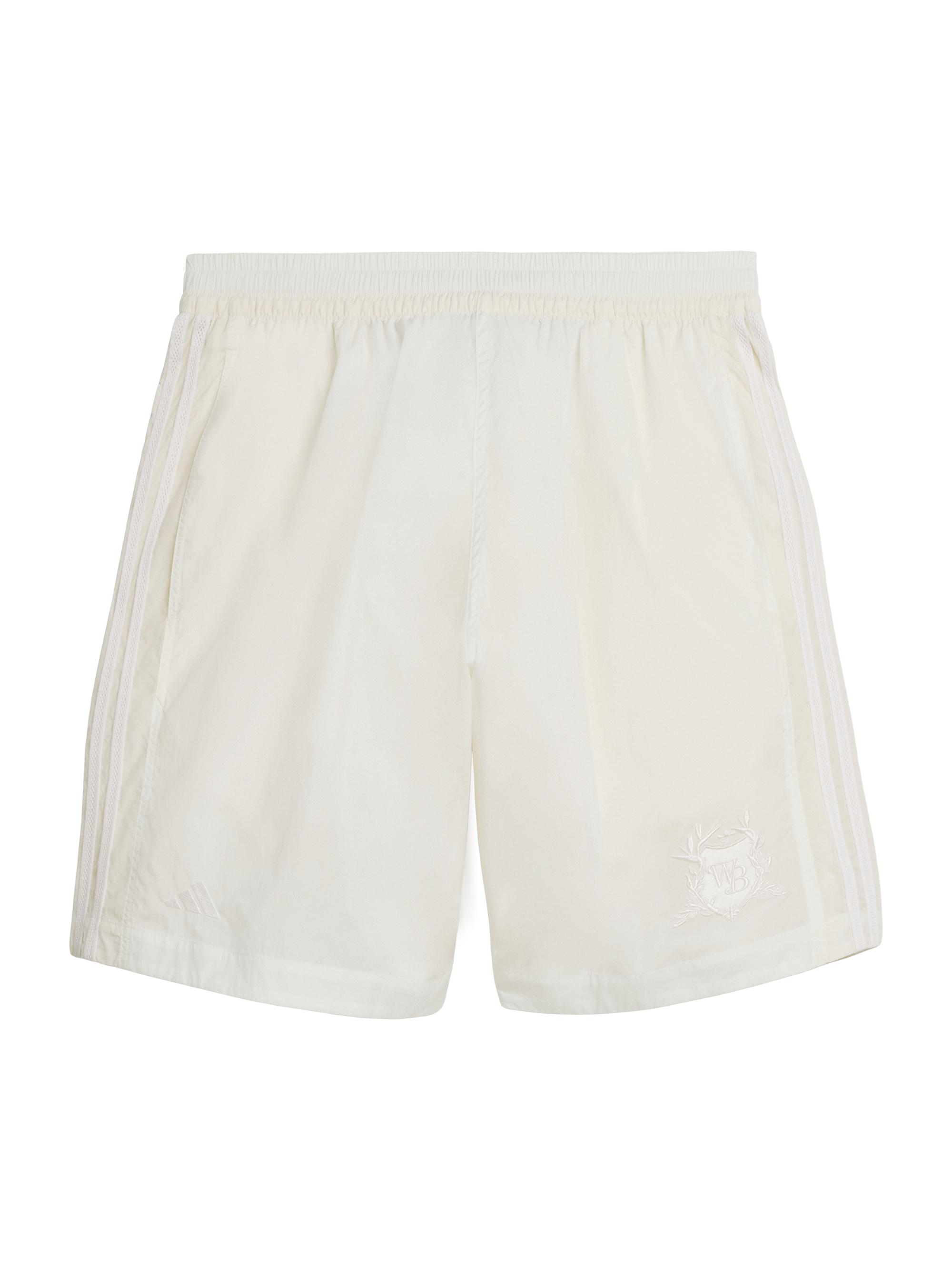 adidas Men's  x Wales Bonner Nylon Football Shorts - Off White