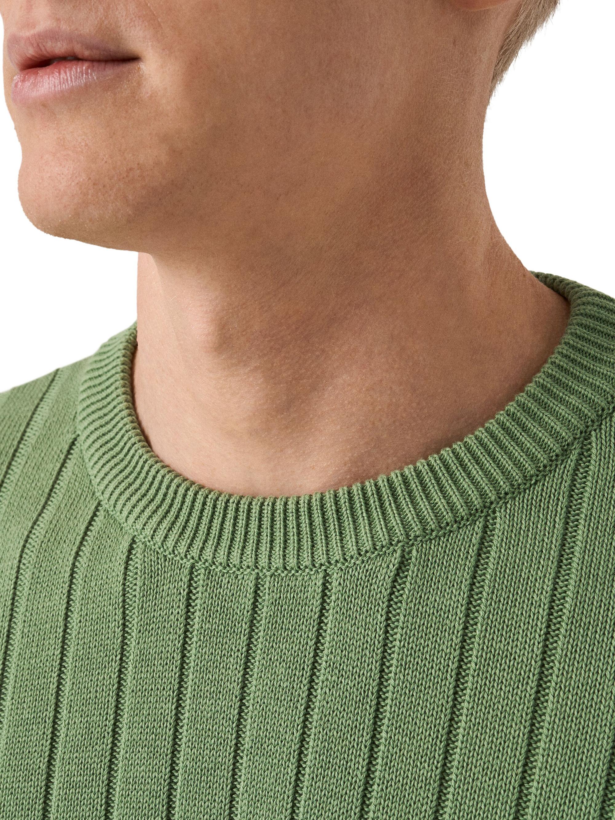 Eton Men's Knit Crewneck Sweater - Green | Thumbnail 4