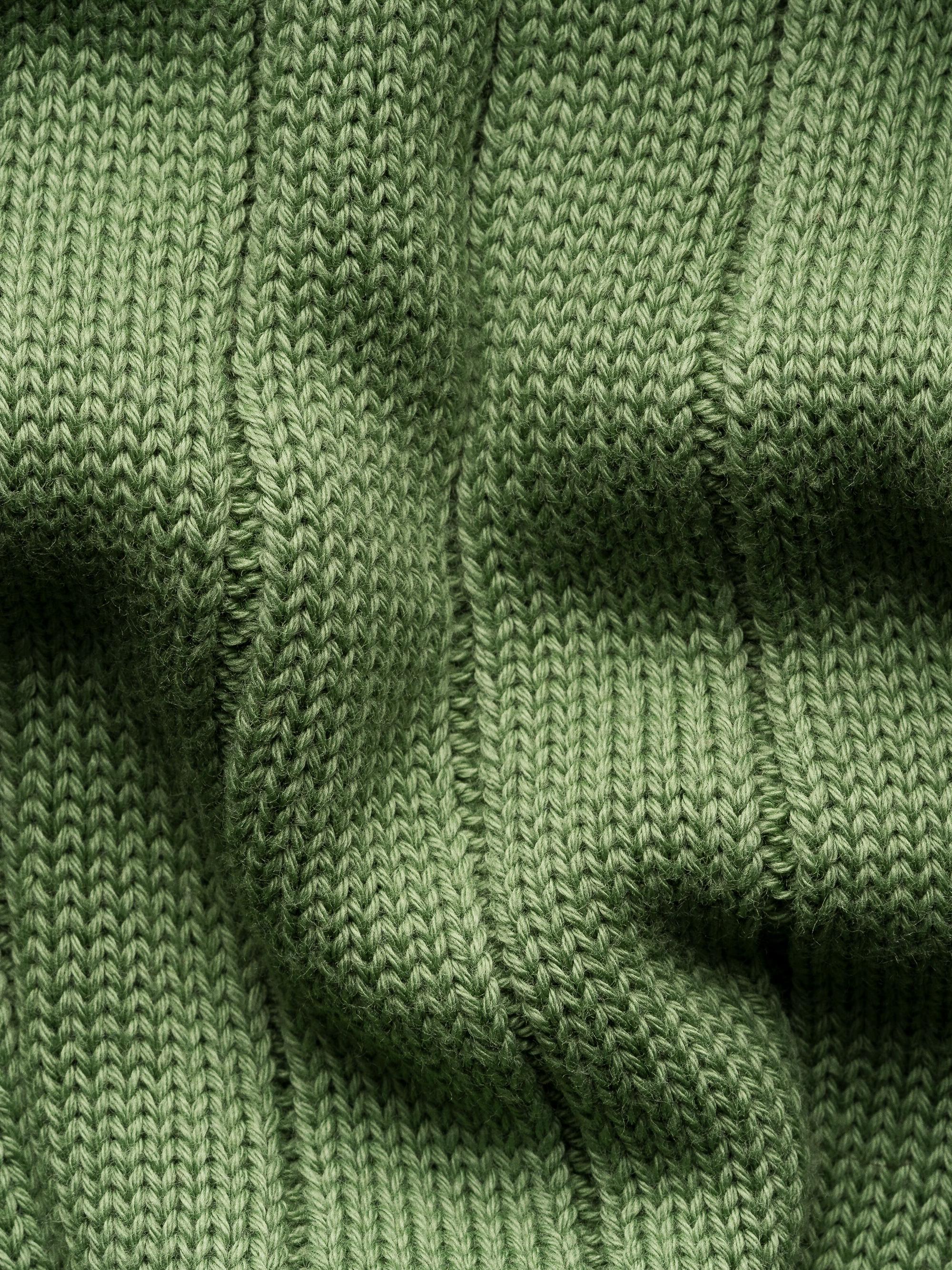 Eton Men's Knit Crewneck Sweater - Green | Thumbnail 7