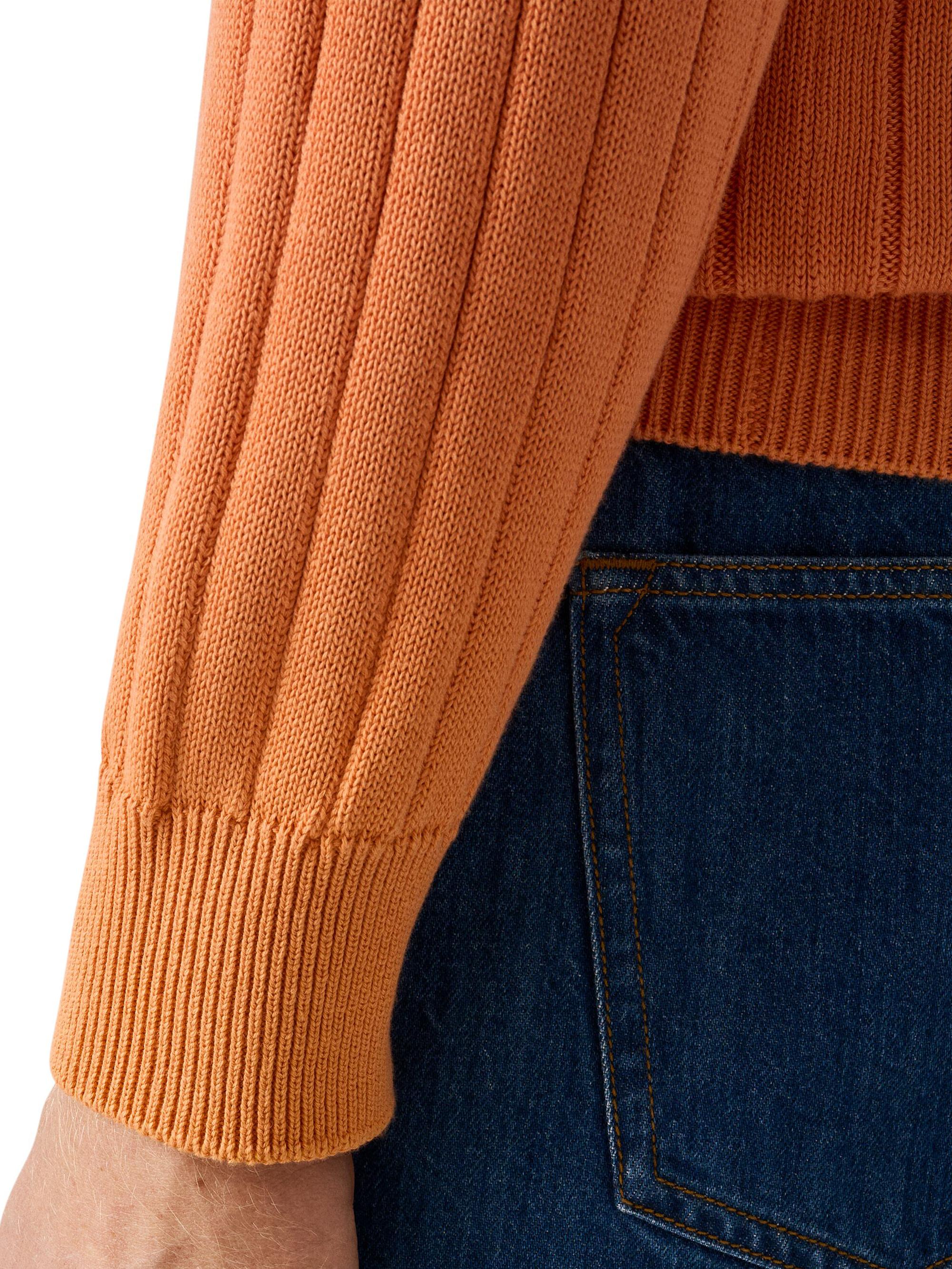 Eton Men's Knit Crewneck Sweater - Orange | Thumbnail 5