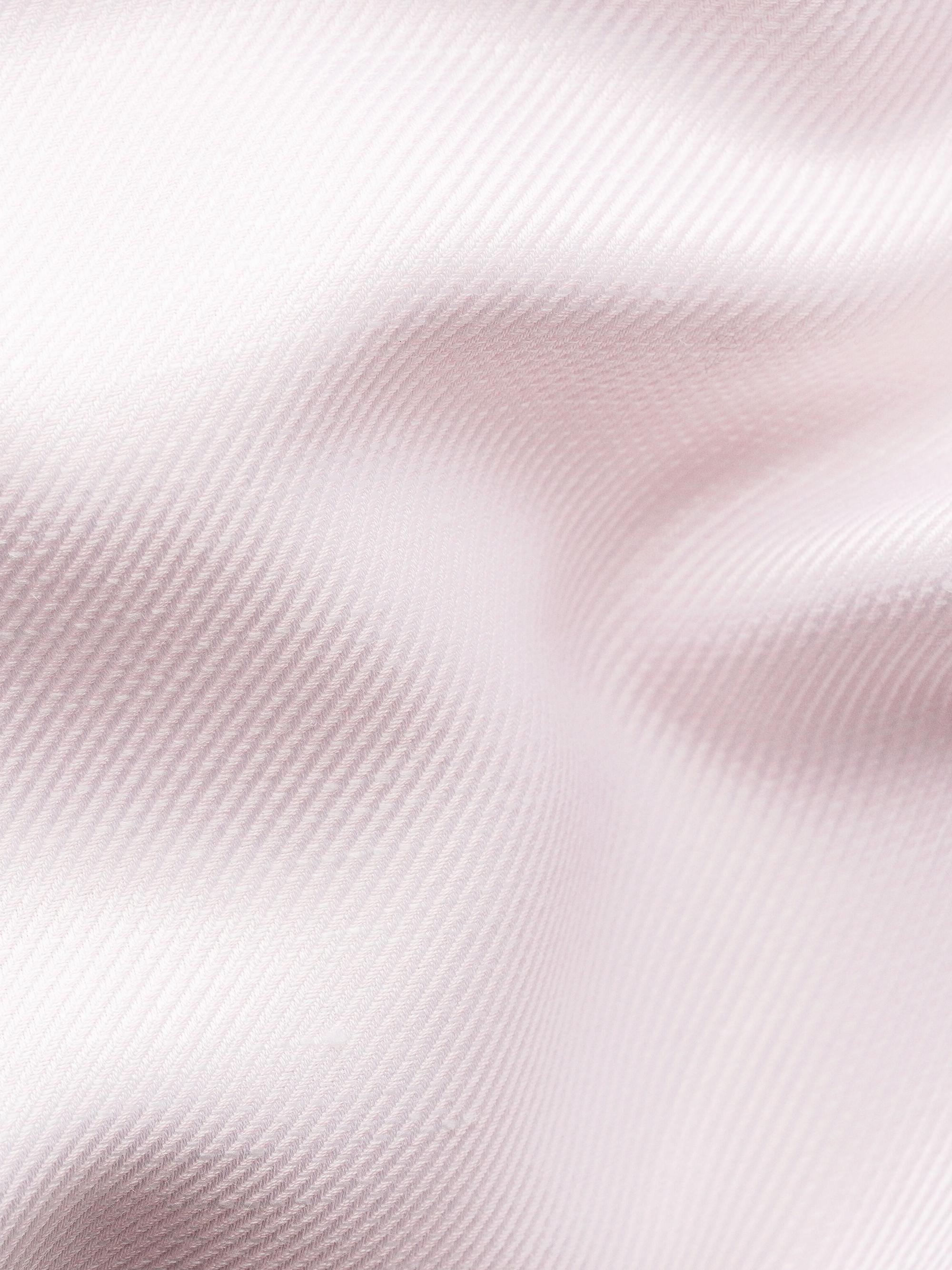 Eton Men's Contemporary Fit Textured Cotton-Linen Shirt - Pink | Thumbnail 7