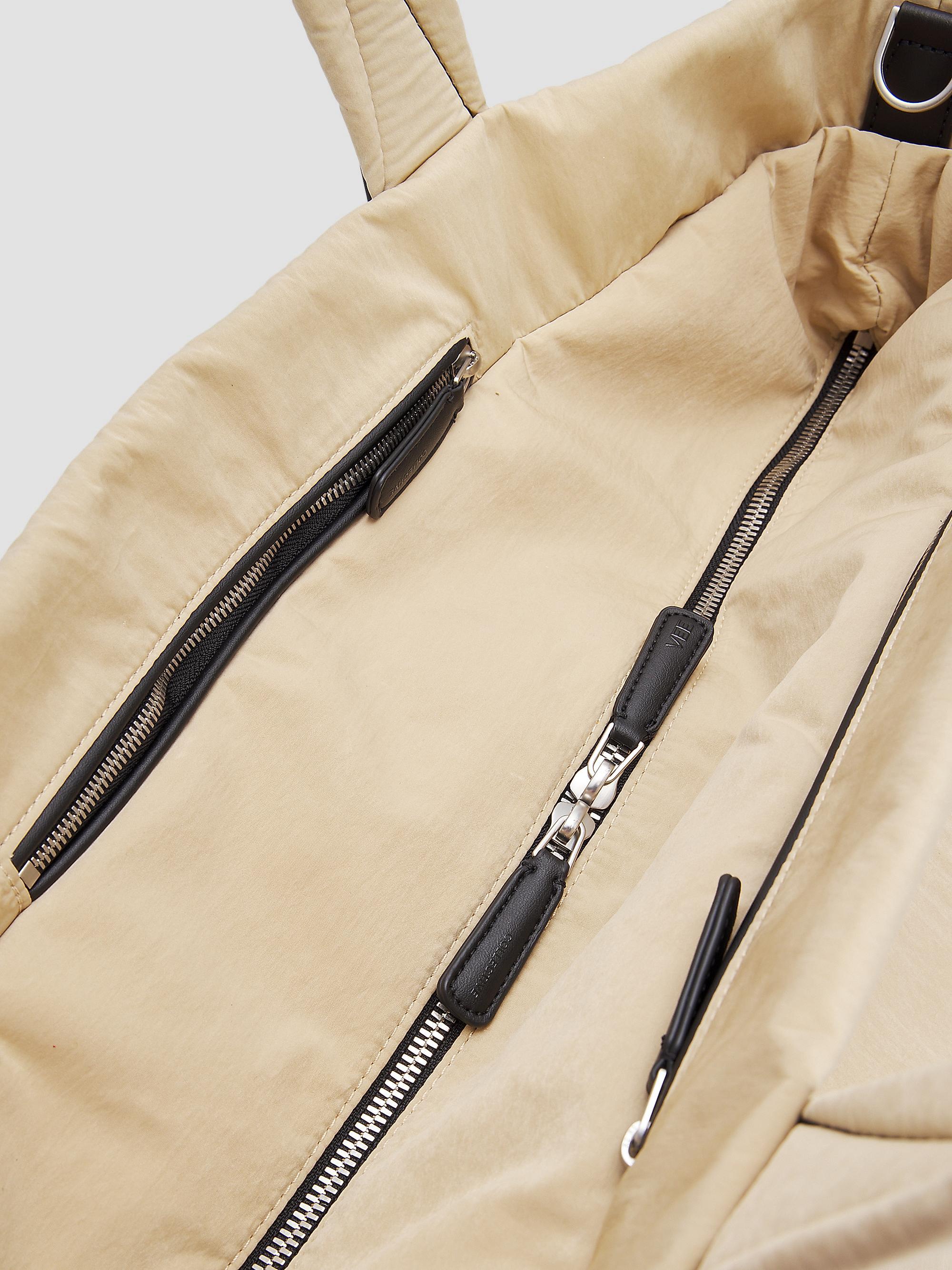 Vee Collective Women's Essence  Contrast-Lined Tote Bag - Beige Trench | Thumbnail 6