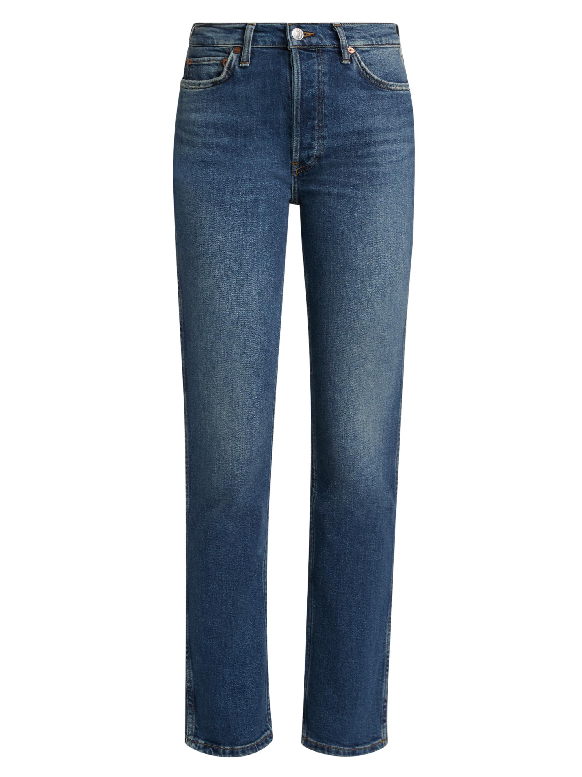Re/done Women's The Dagger High-Rise Slim-Fit Jeans - Sonoma Indigo | Thumbnail 8