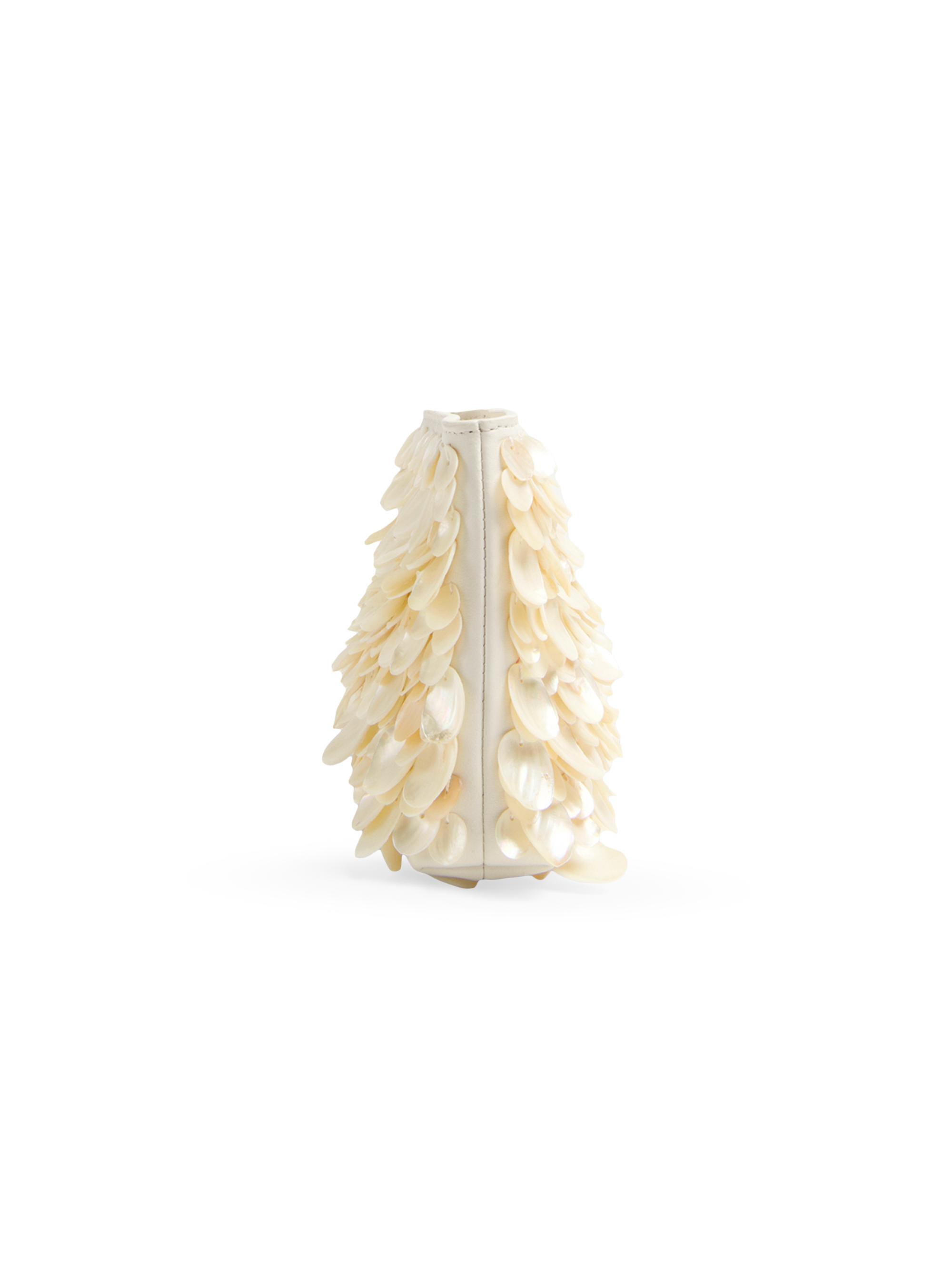 SIMKHAI Reese Shell-Embellished Leather Clutch | Saks Fifth Avenue