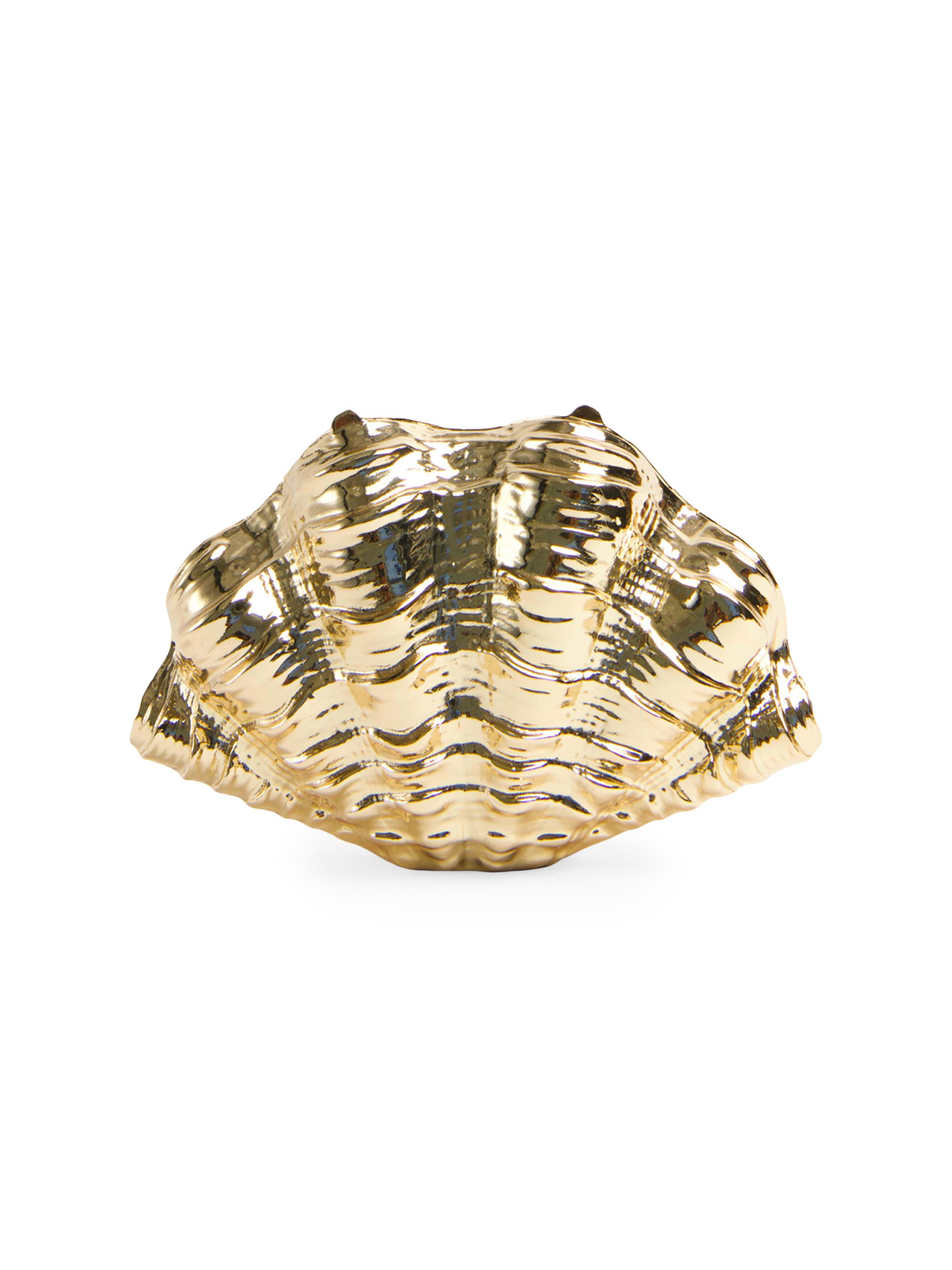 SIMKHAI Women's Venus Shell Minaudière - Gold