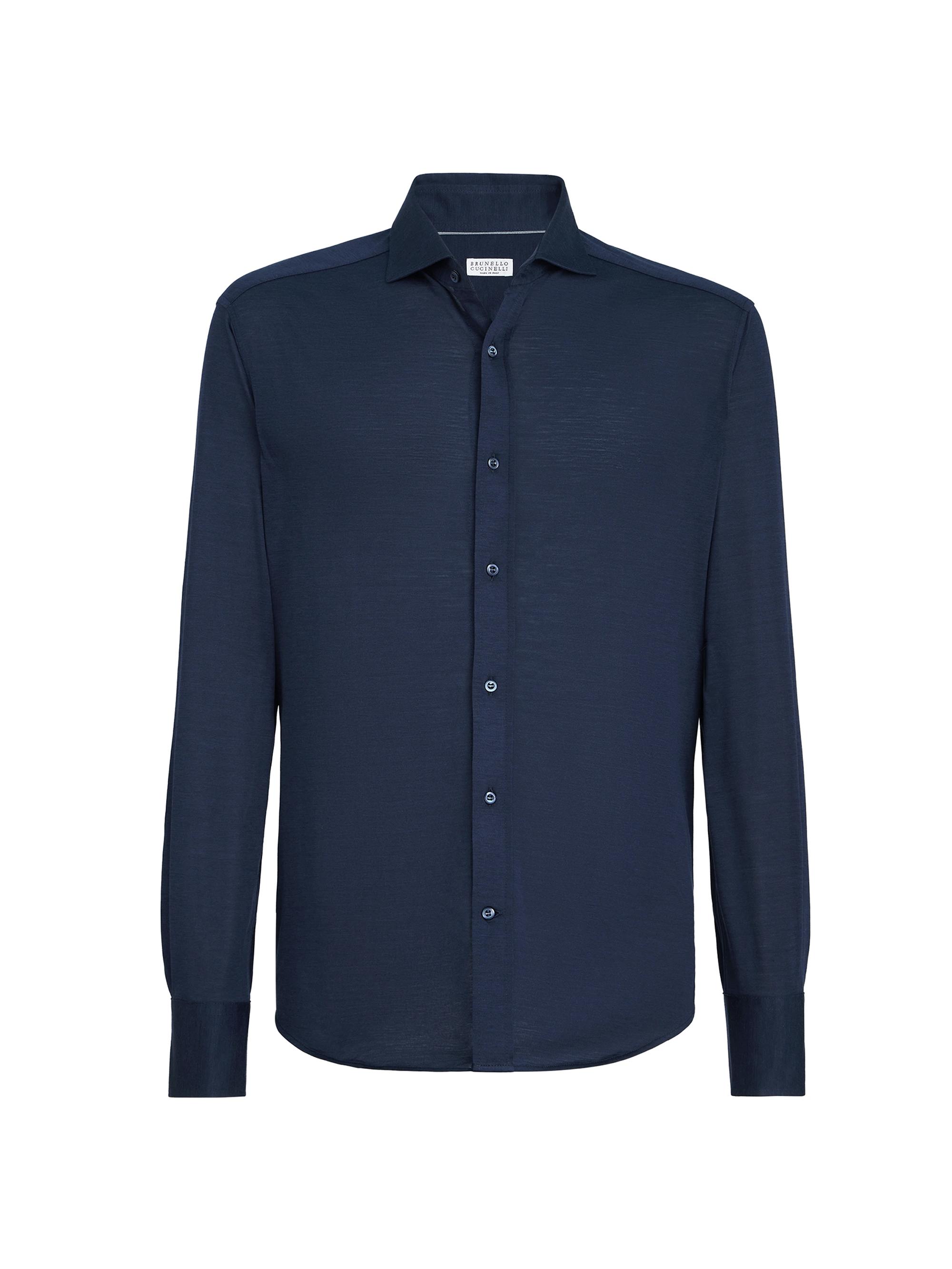 Brunello Cucinelli Linen and Cotton Mélange Jersey Shirt | Saks