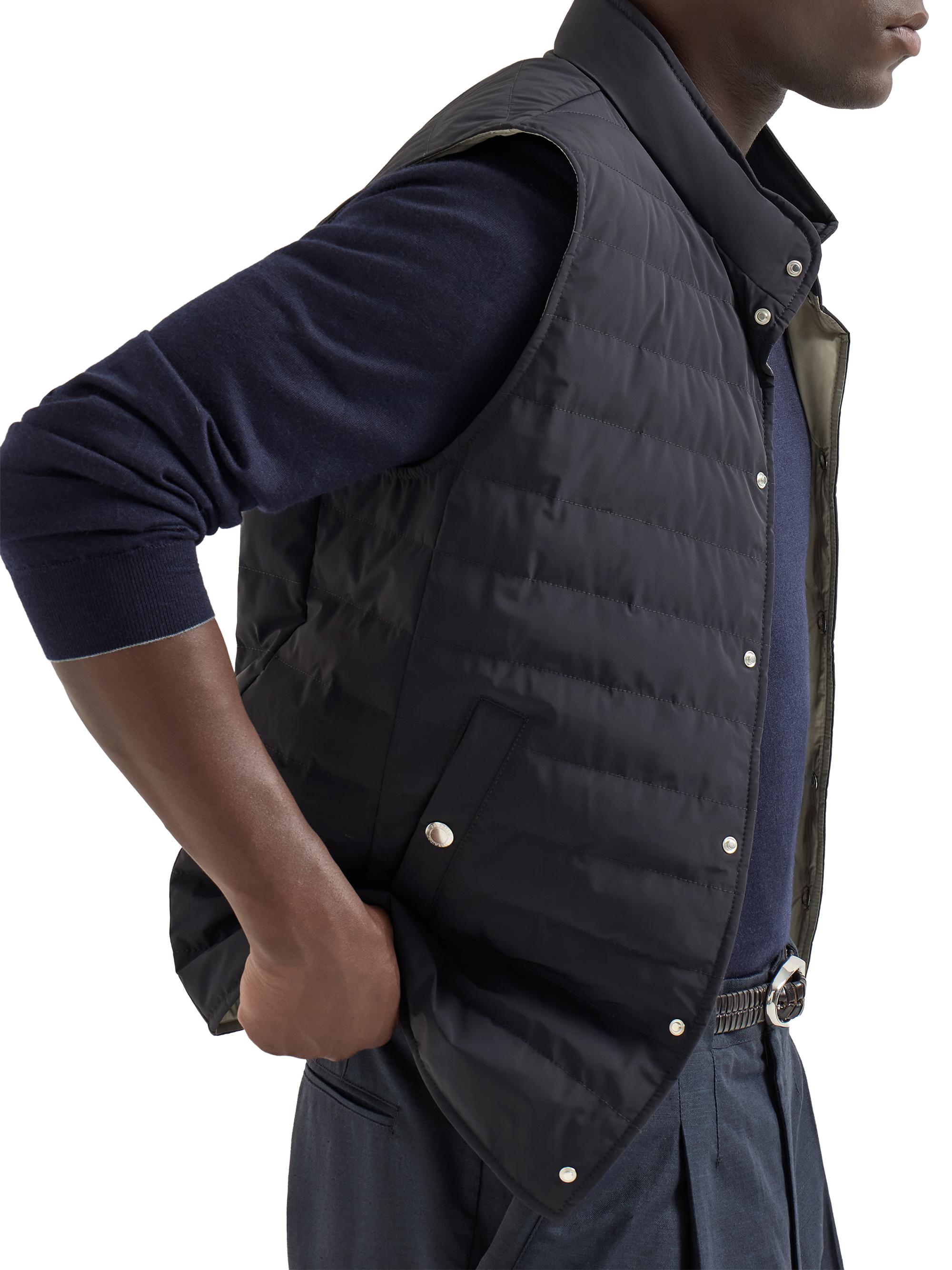 Brunello Cucinelli Bonded Taffeta Lightweight Down Vest | Saks