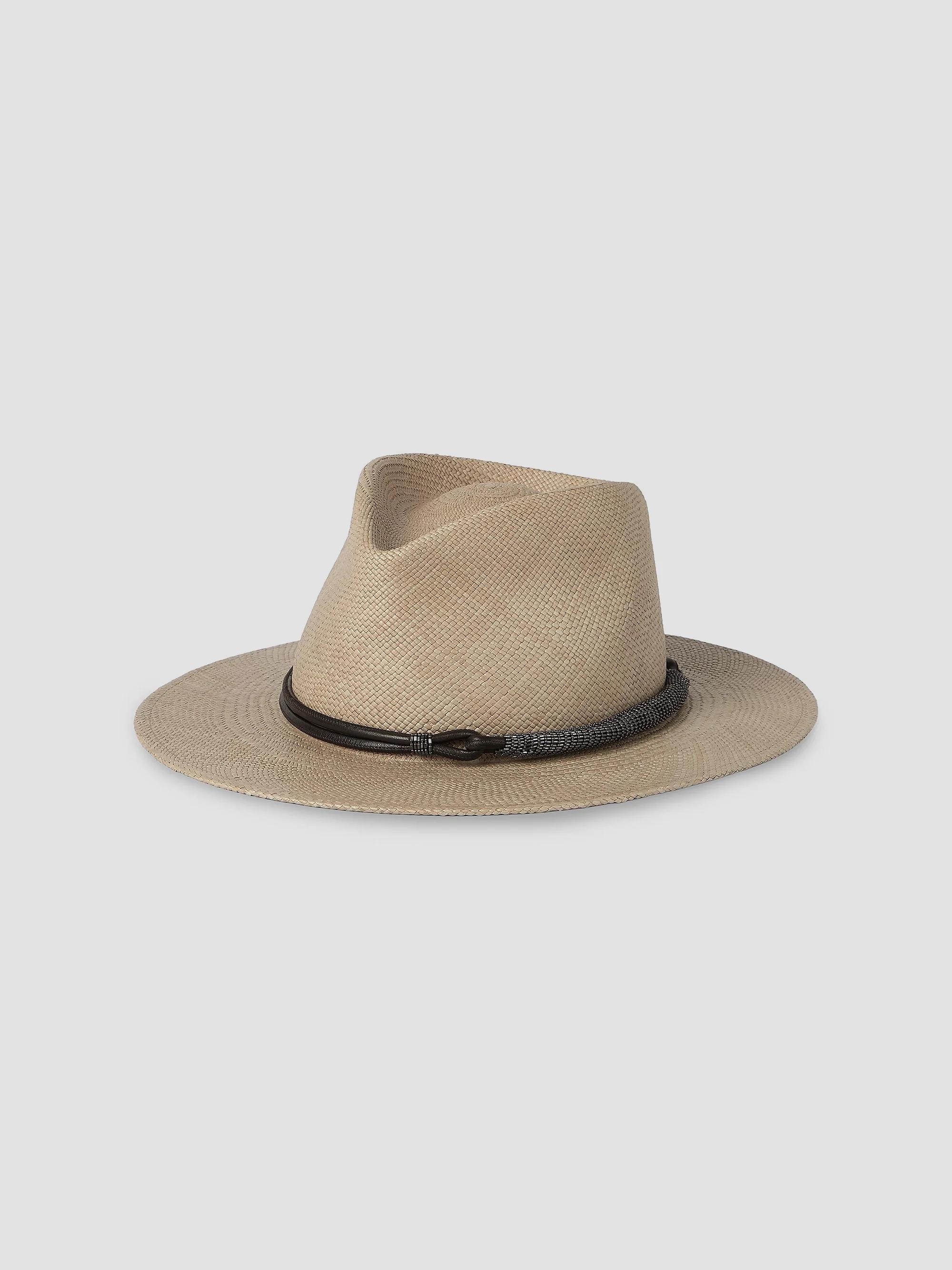Rag & Bone Elle Perf Fedora Ivory Size M rag & bone Elle Perforated Straw Fedora | Saks Fifth Avenue main image 3