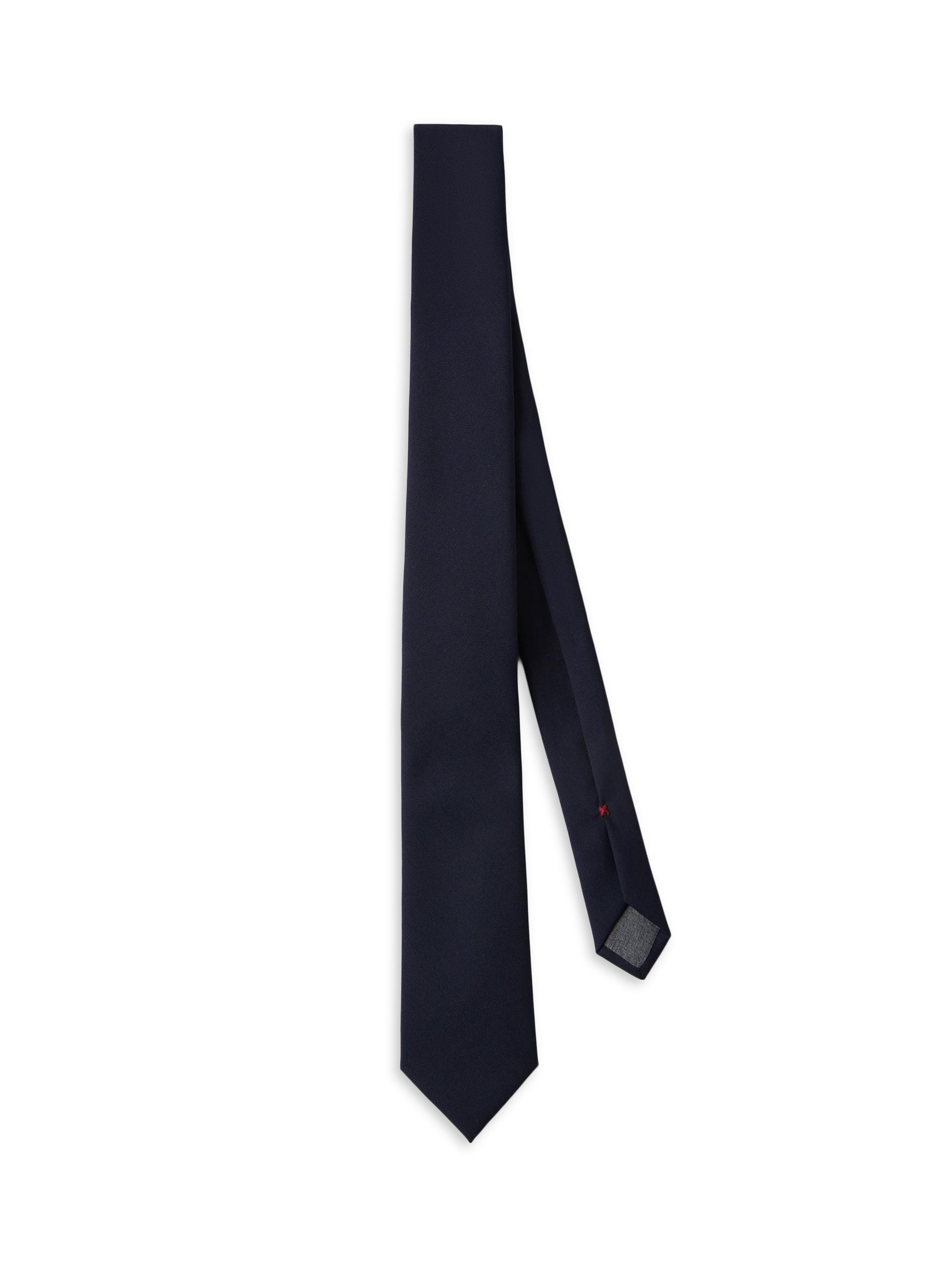 Brunello Cucinelli Men's Virgin Wool Tie - Blue