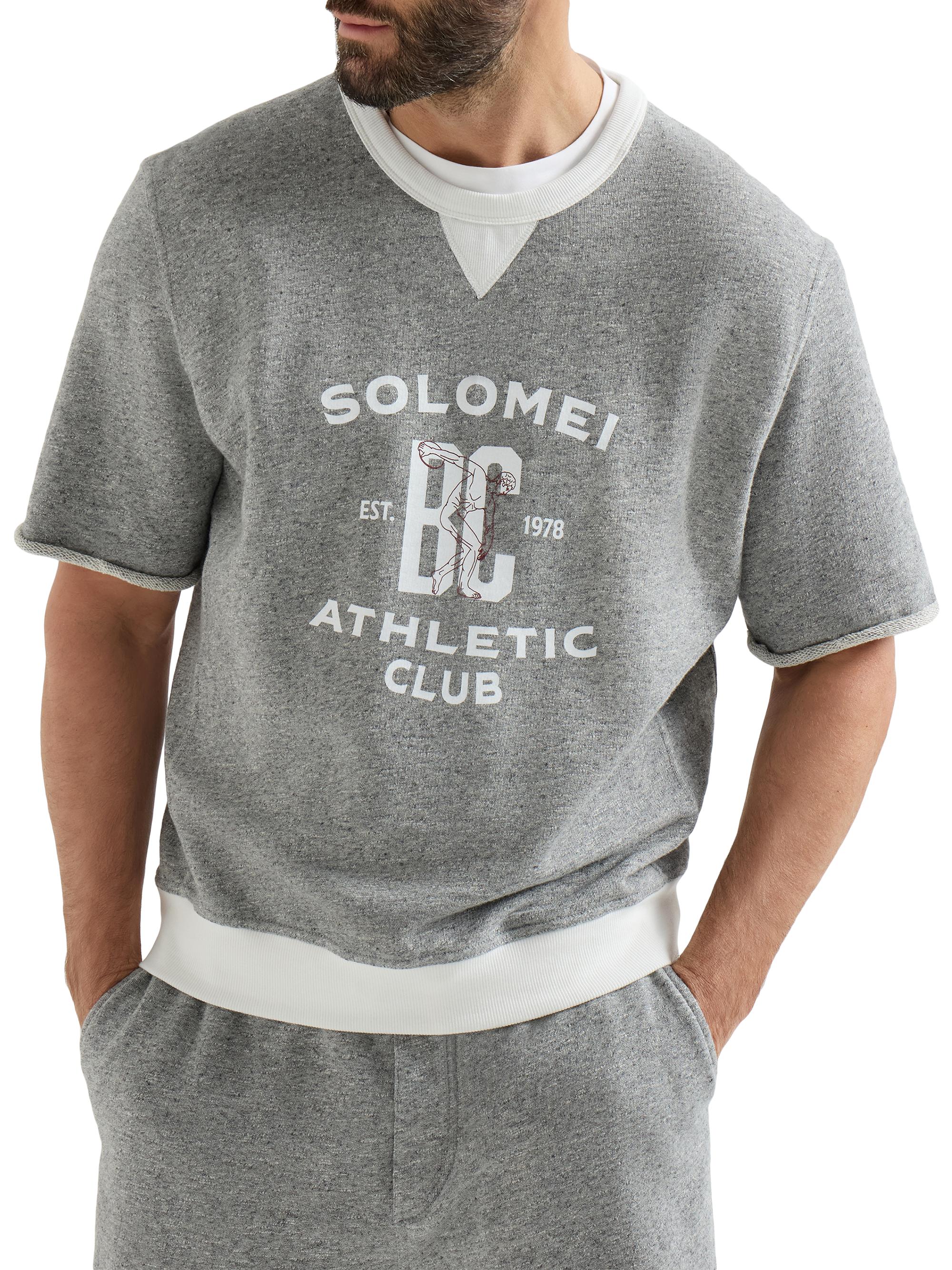 Brunello Cucinelli Cotton and Linen Mélange French Terry Short