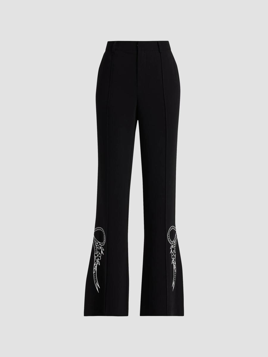 Cinq à Sept Abeline Cascading Ribbon Pants | Saks Fifth Avenue