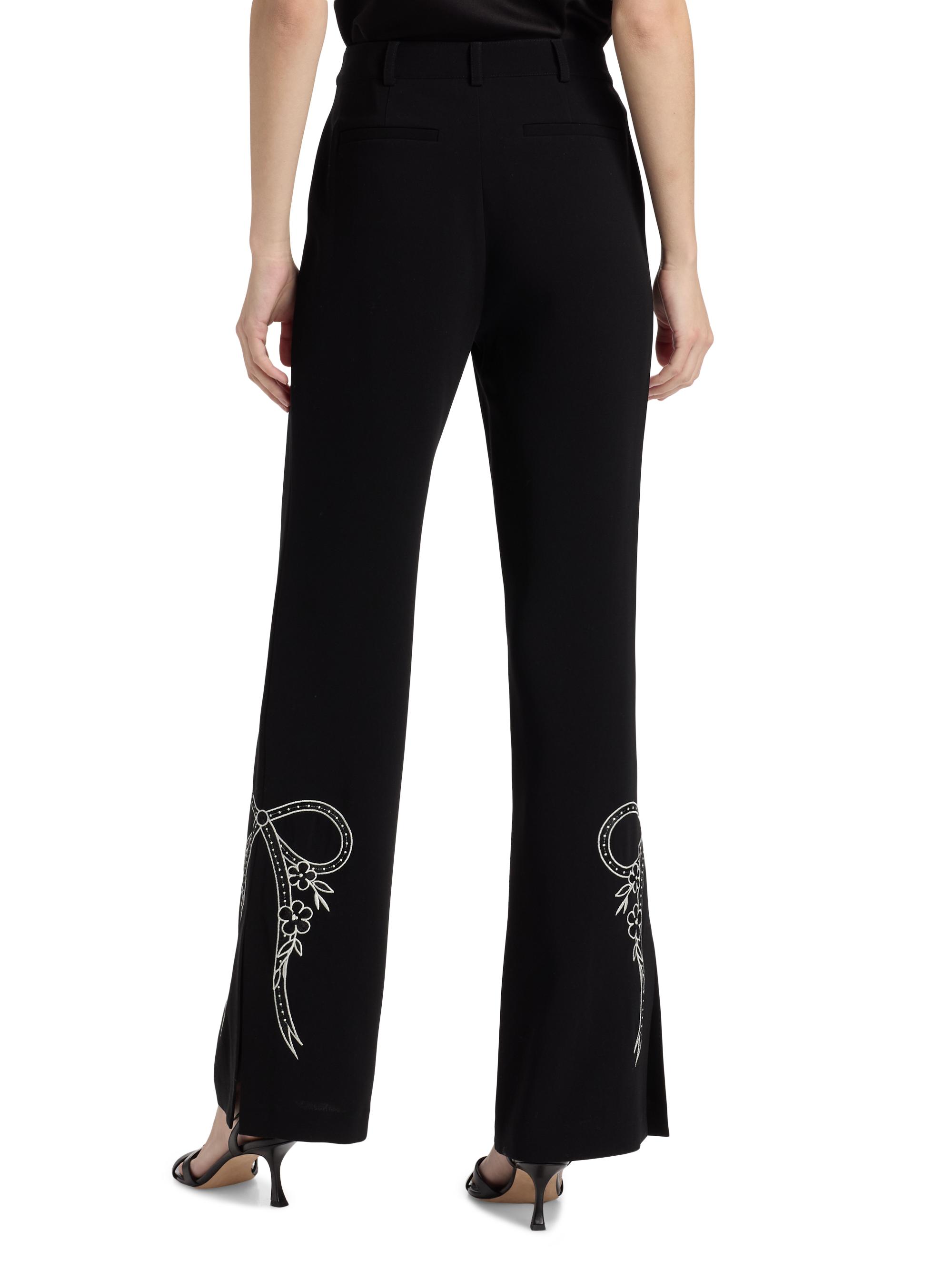 Cinq à Sept Abeline Cascading Ribbon Pants | Saks Fifth Avenue
