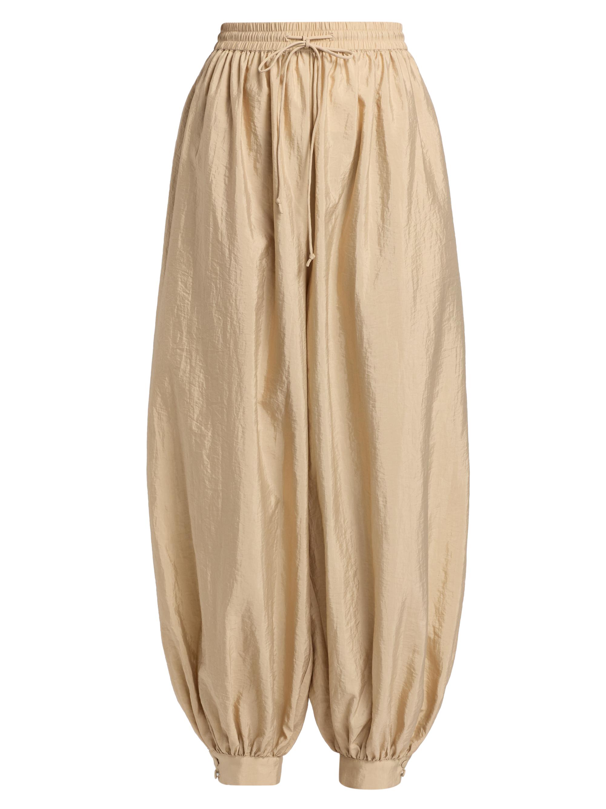 Cinq à Sept Women's Verne Tumbled Woven Balloon Pants - Khaki