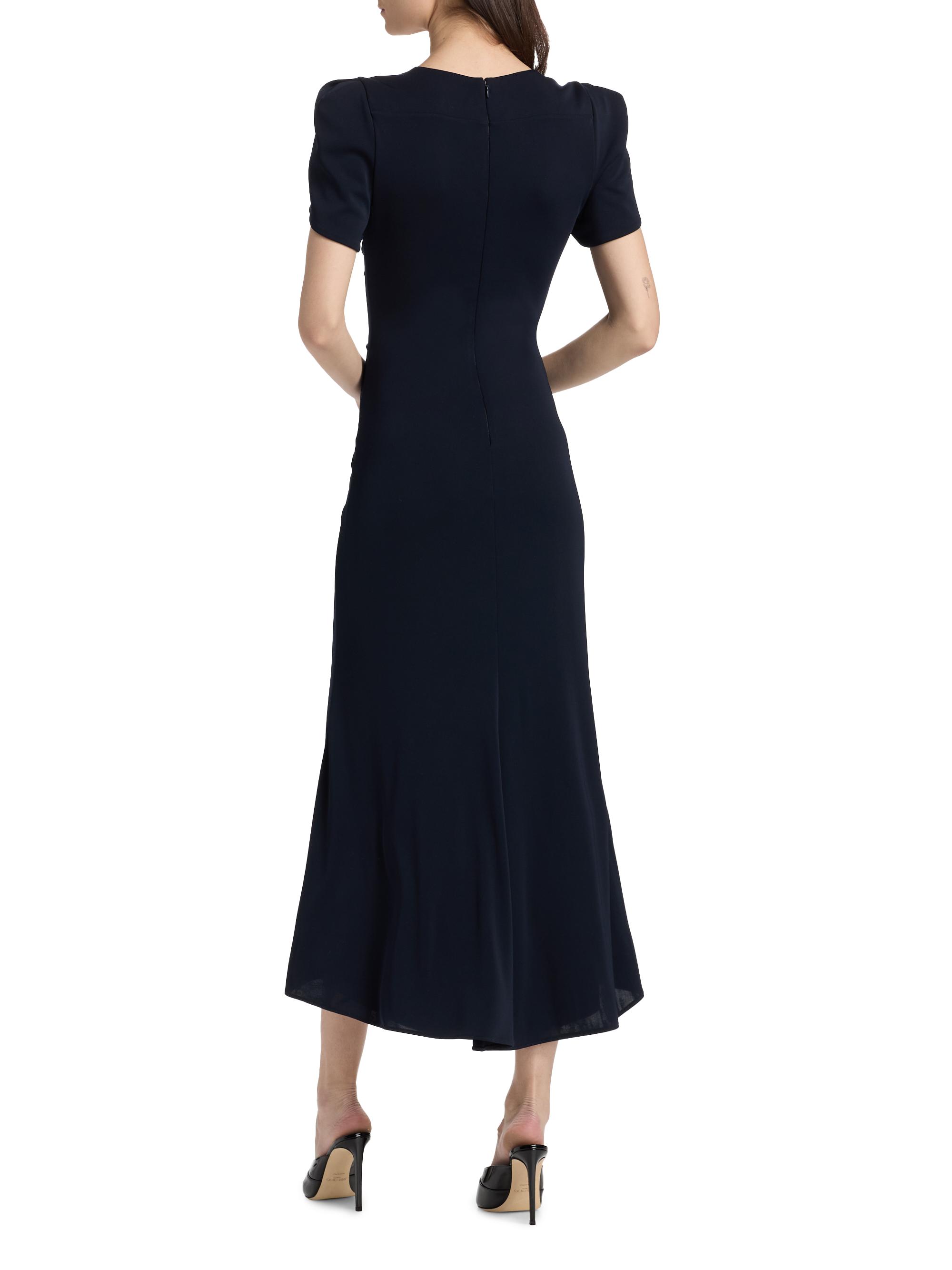 Cinq  Sept Aviva Gathered Tulip-Sleeve Midi-Dress | Saks Fifth Avenue