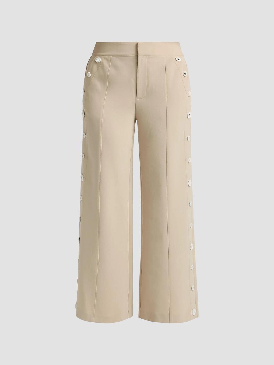 murum TheThreeRobbers / GLORIA PANTS Cinq à Sept Gilliana Crochet Mirrors Crop Pants | Saks Fifth Avenue