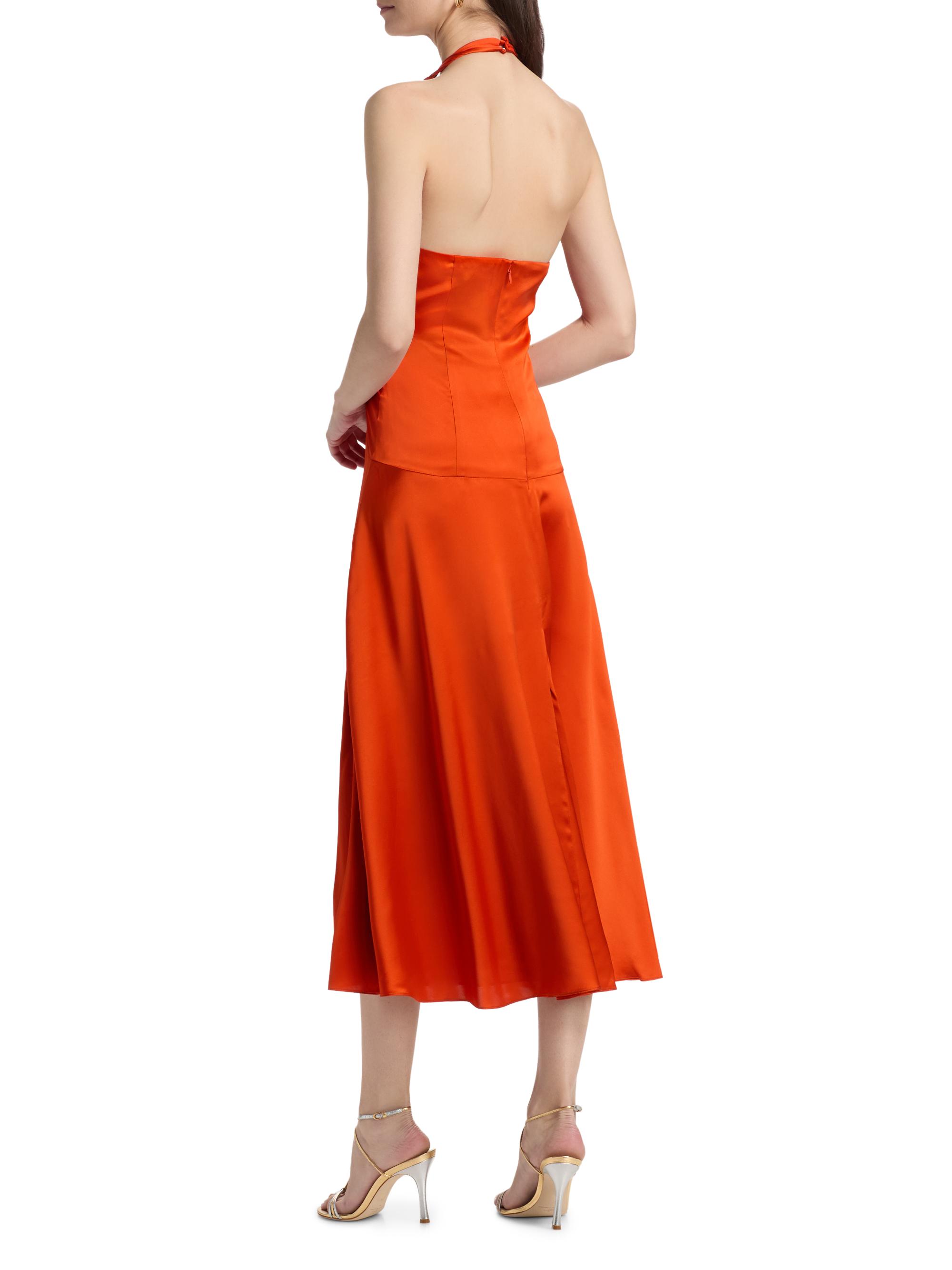 cinq a sept halter dress Cinq  Sept Halter Twist Gown  MOTHER OF