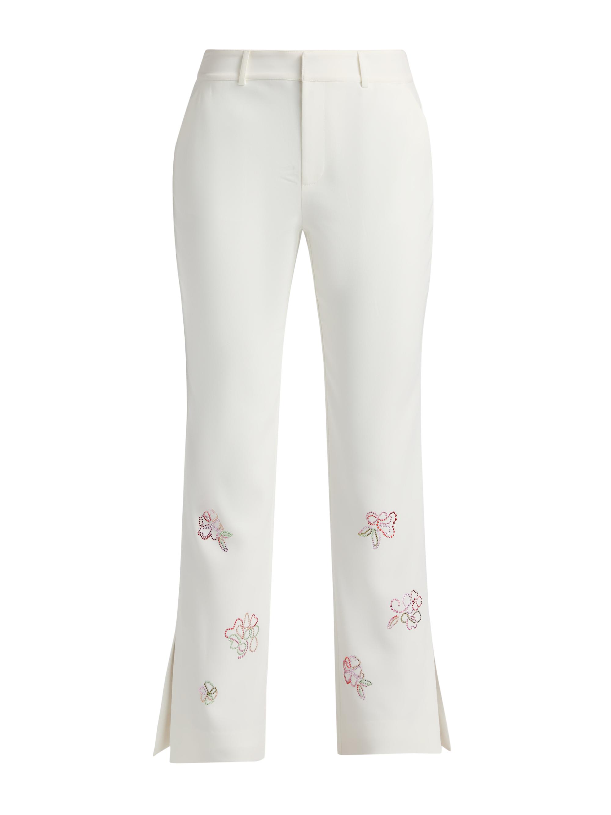 Cinq à Sept Women's Kerry Blooming Linework Crop Pants -  Multi