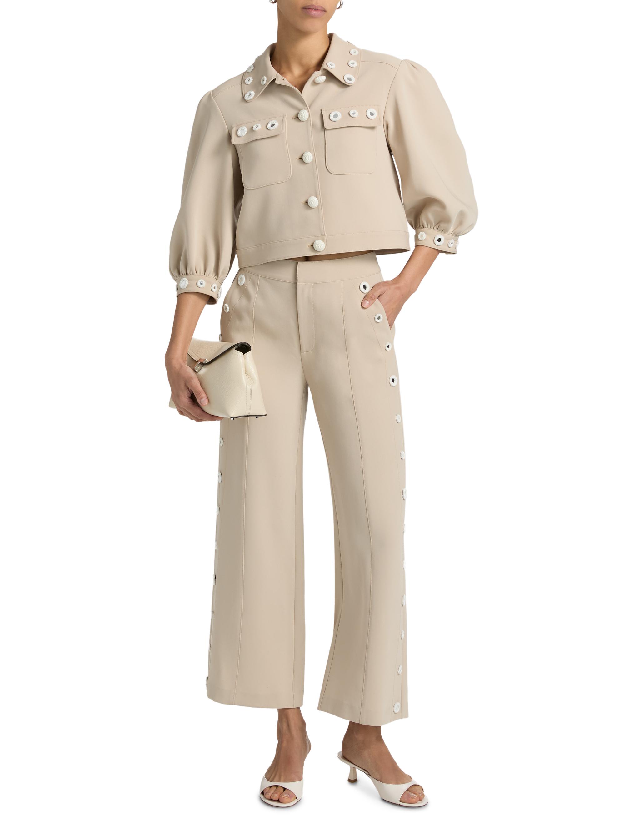Cinq à Sept Gilliana Crochet Mirrors Crop Jacket | Saks Fifth Avenue