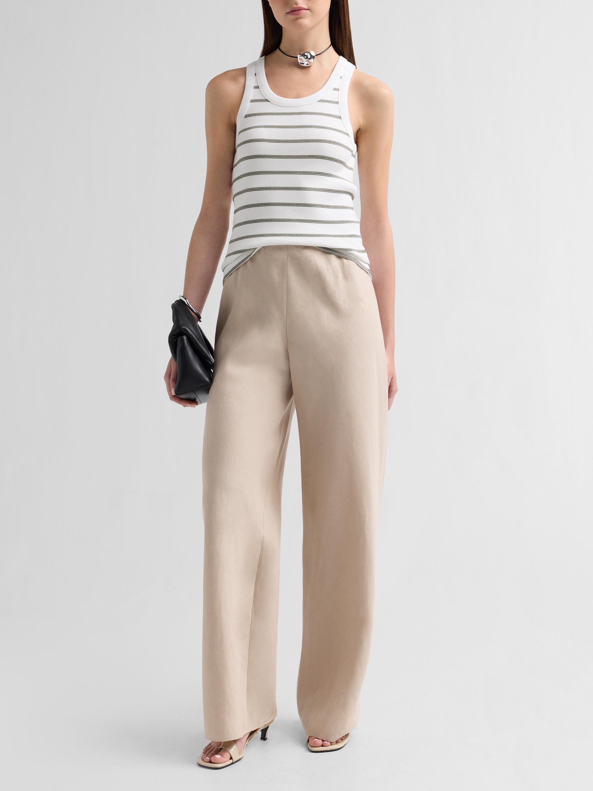 Vince Colette Linen High-Rise Pants | Saks Fifth Avenue