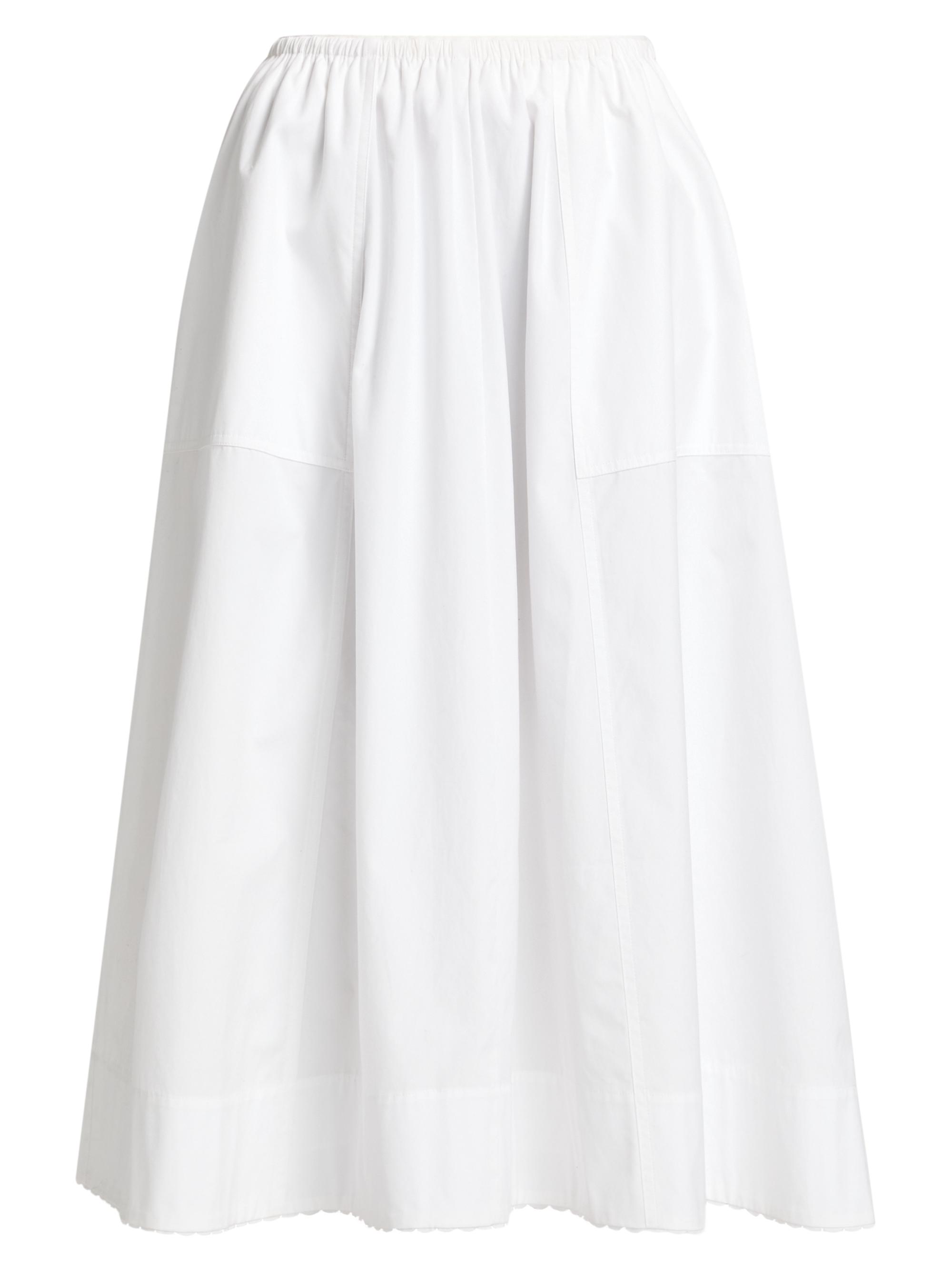 DÔEN Sebastiane Tiered Cotton Maxi Skirt | Saks Fifth Avenue
