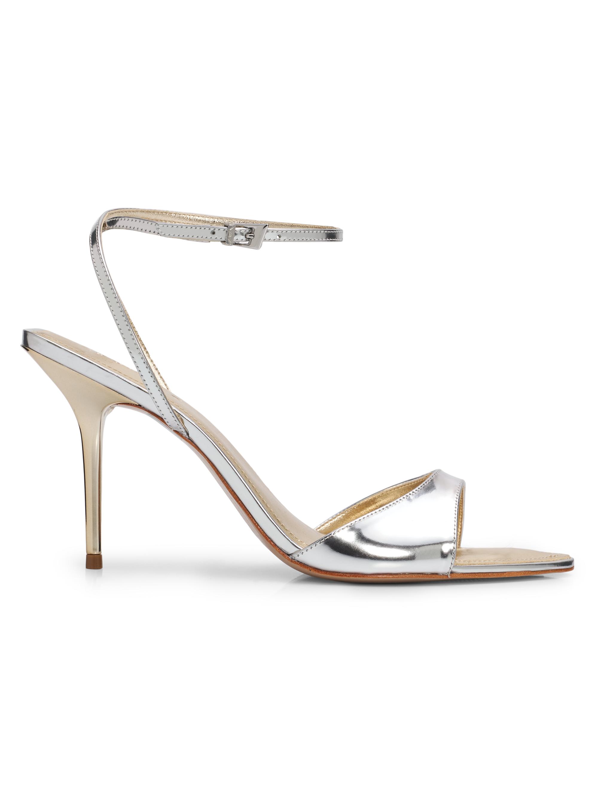 Schutz Elodie 100MM Leather Sandals | Saks Fifth Avenue