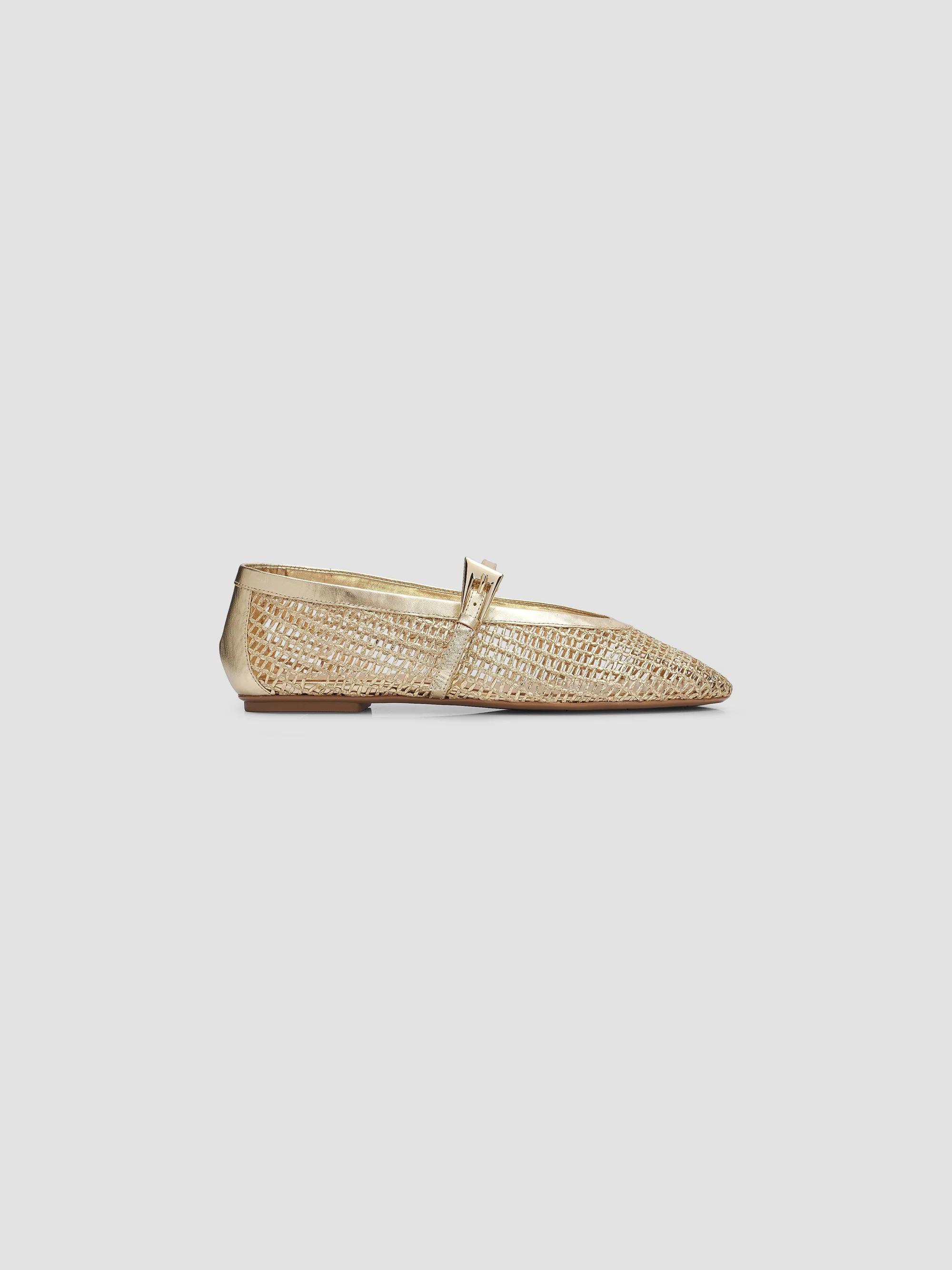 Sylvie Woven Leather Ballet Flats
