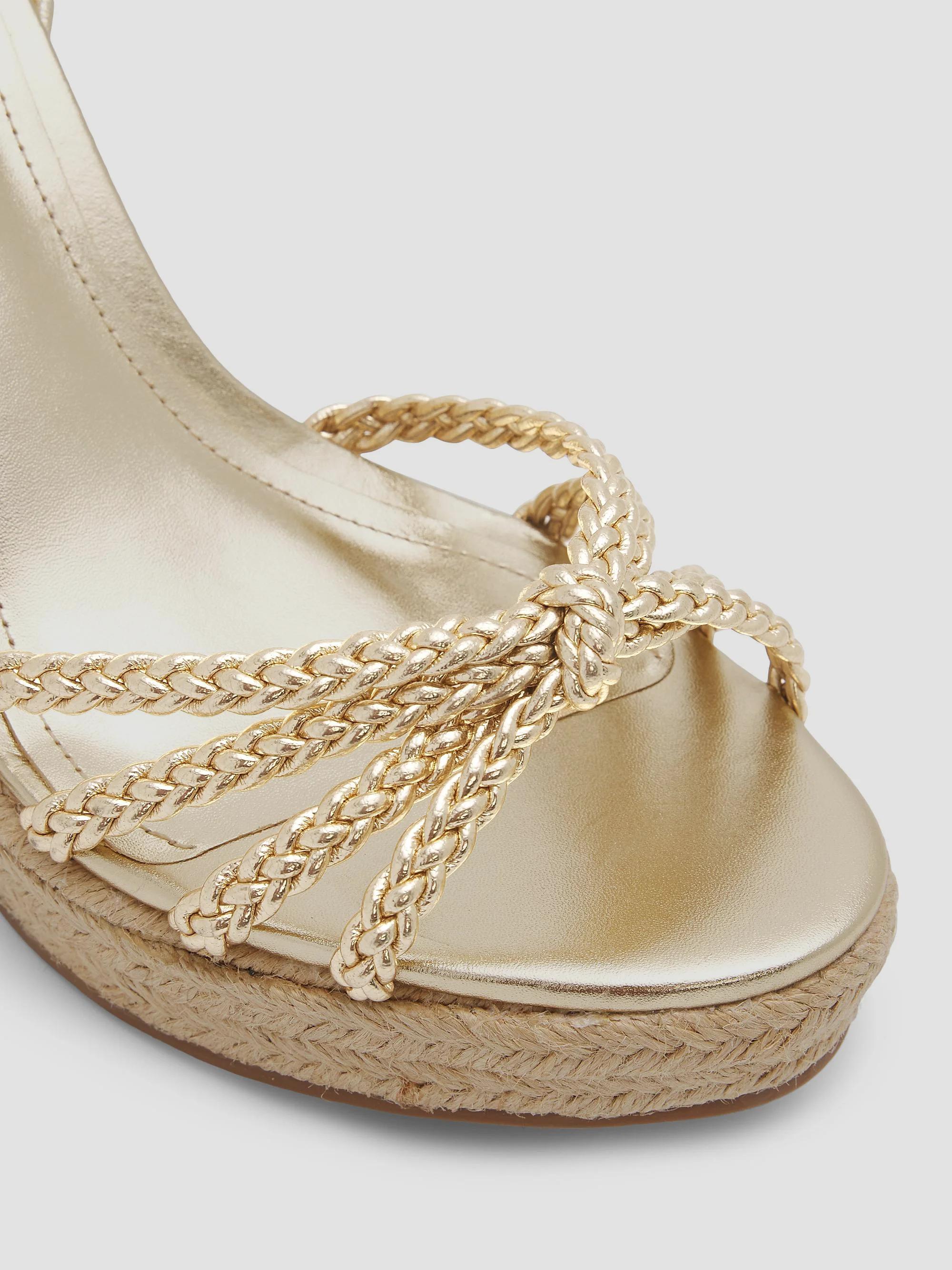 Schutz Adele 95MM Leather Ankle-Wrap Wedge Sandals | Saks Fifth Avenue
