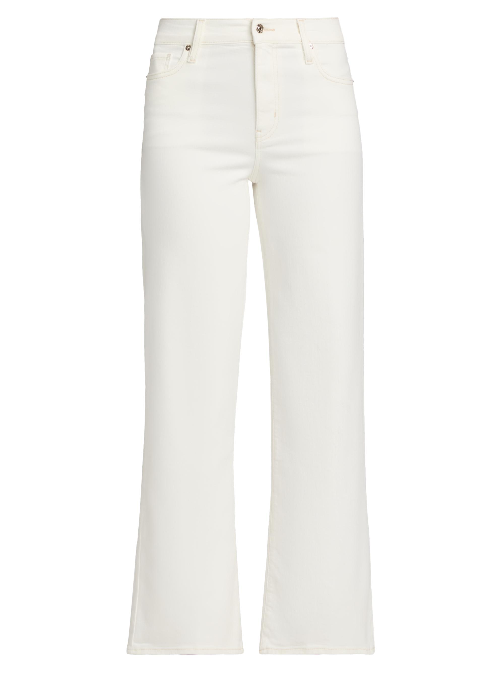 FRAME Women's Le Slim Palazzo High-Rise Jeans - Natural Clean