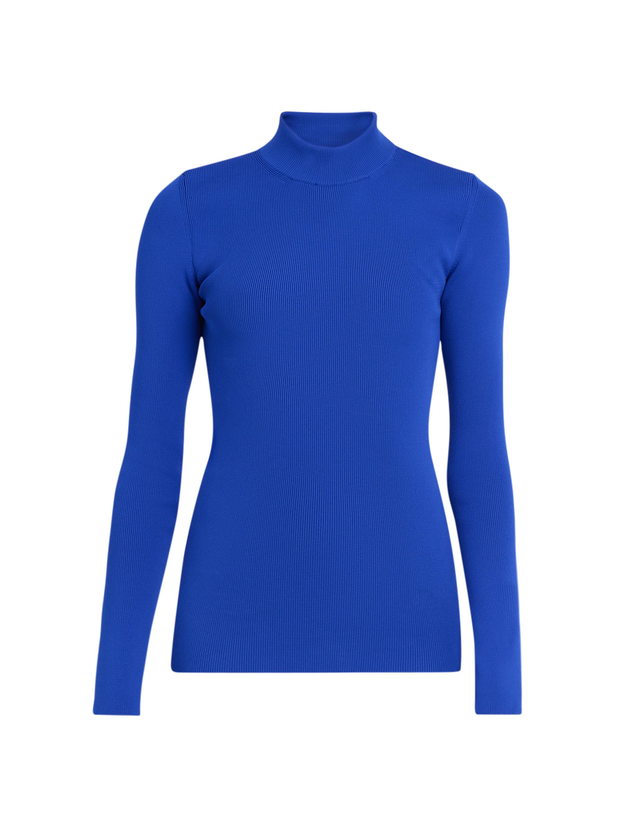 Jil Sander Women's Mock Turtleneck Sweater - Bluebell