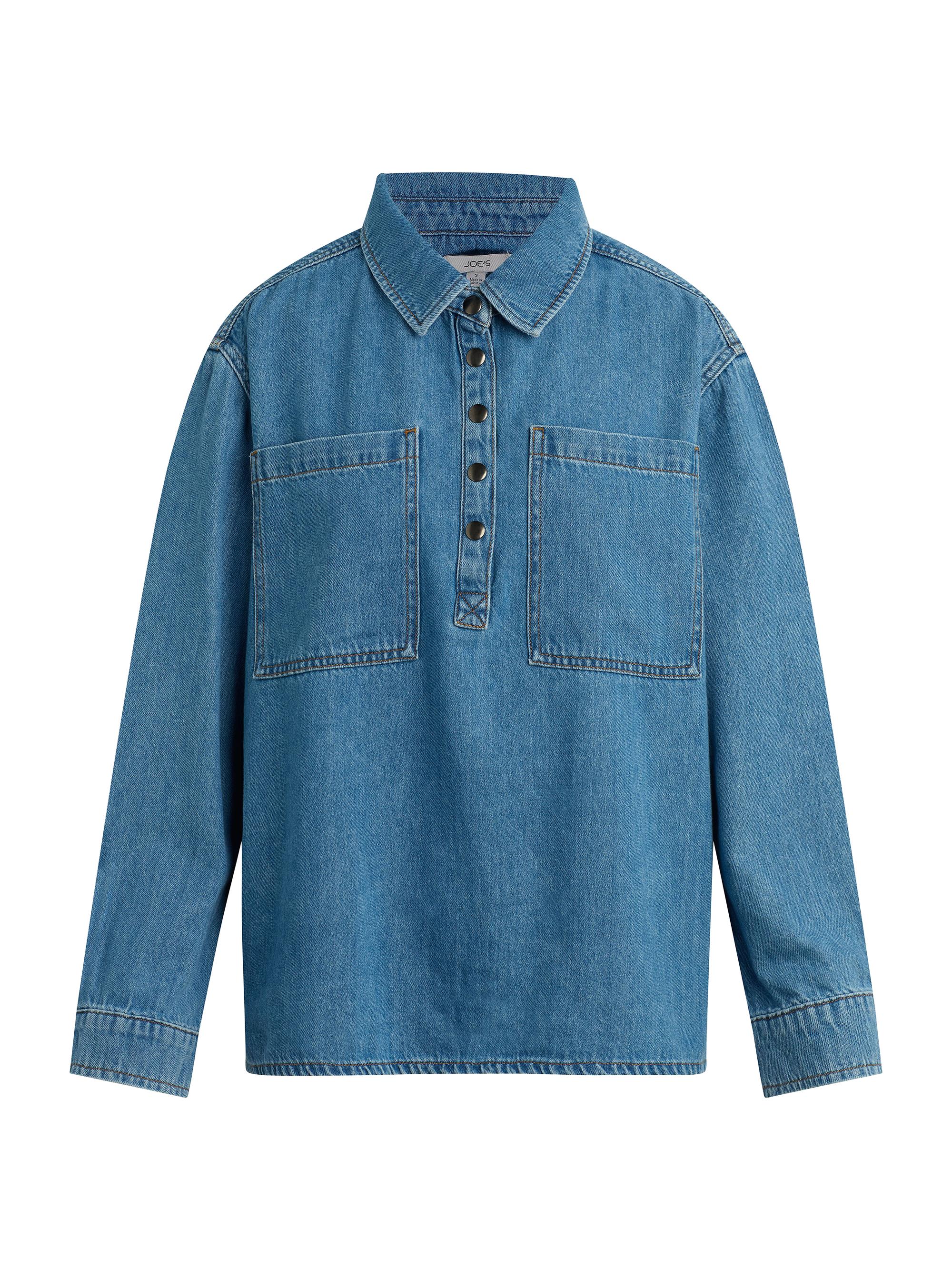 Jil Sander Paneled Denim Shirt | Saks Fifth Avenue