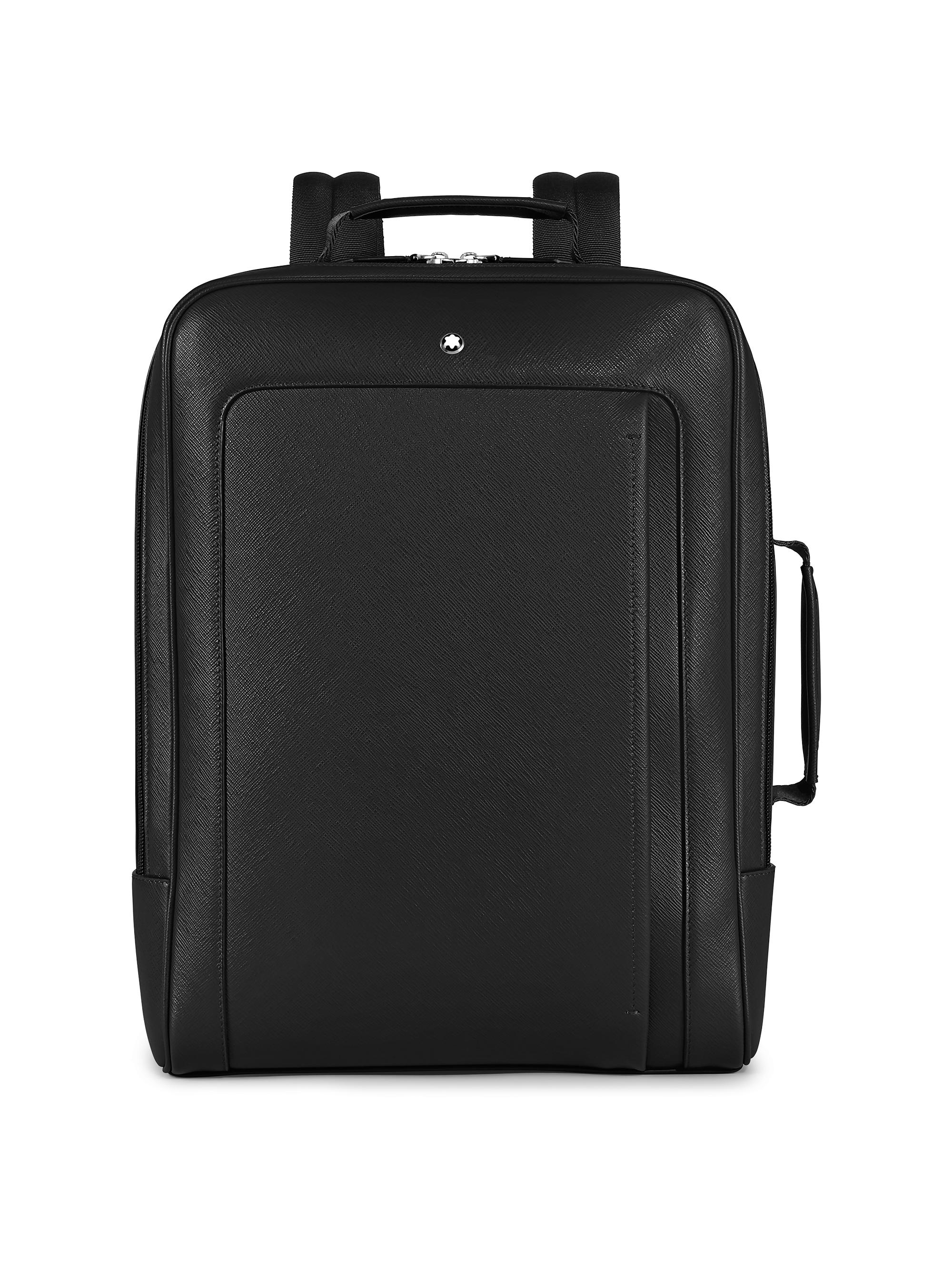 Montblanc Men's Sartorial Leather Backpack - Black