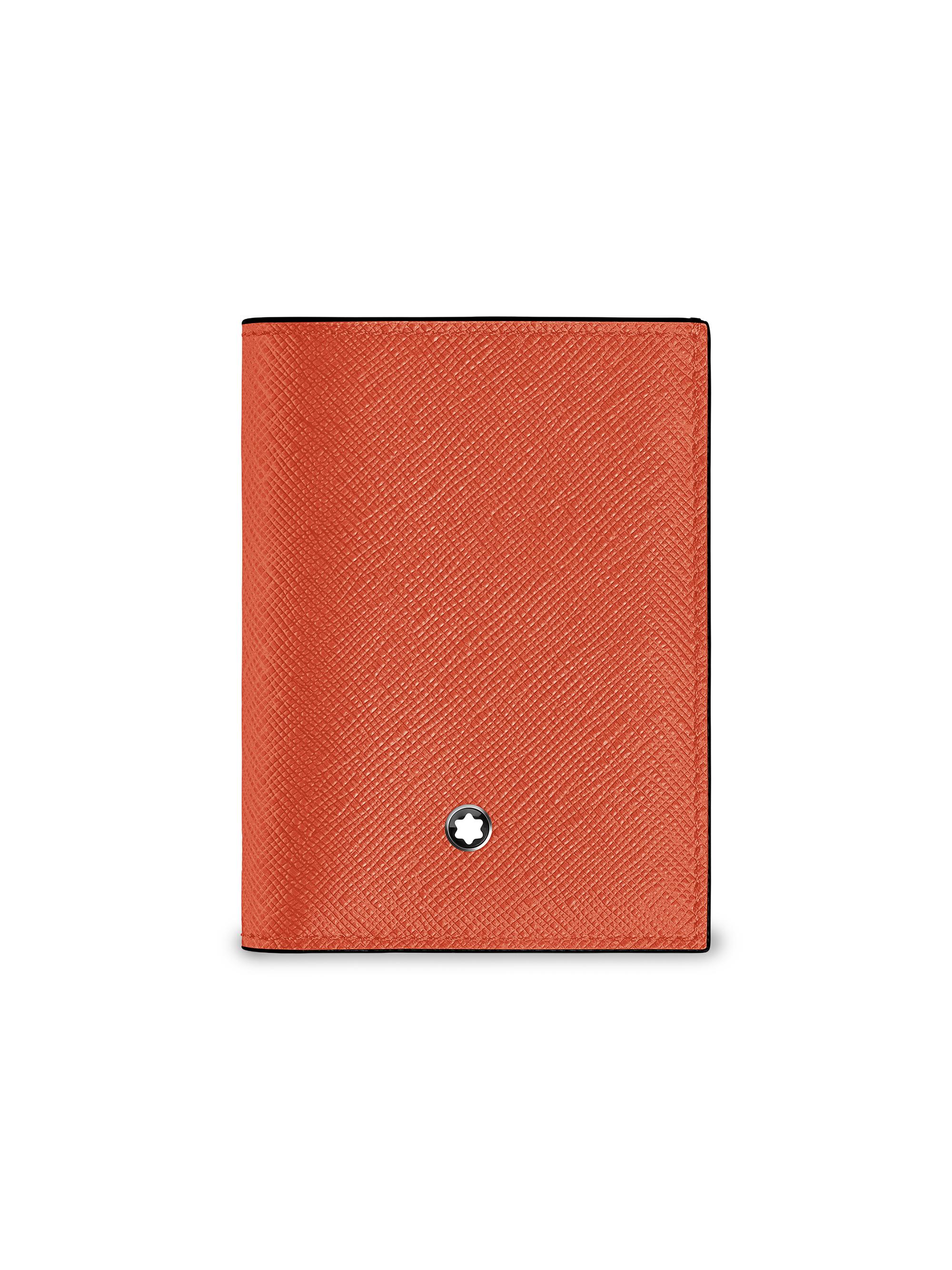 Montblanc Men's Sartorial Leather Mini Wallet - Orange