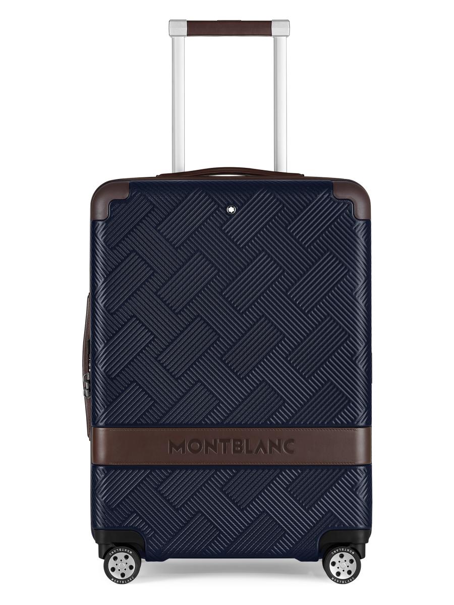 Montblanc #my4810 Trolley Cabin Extreme Suitcase In Blue