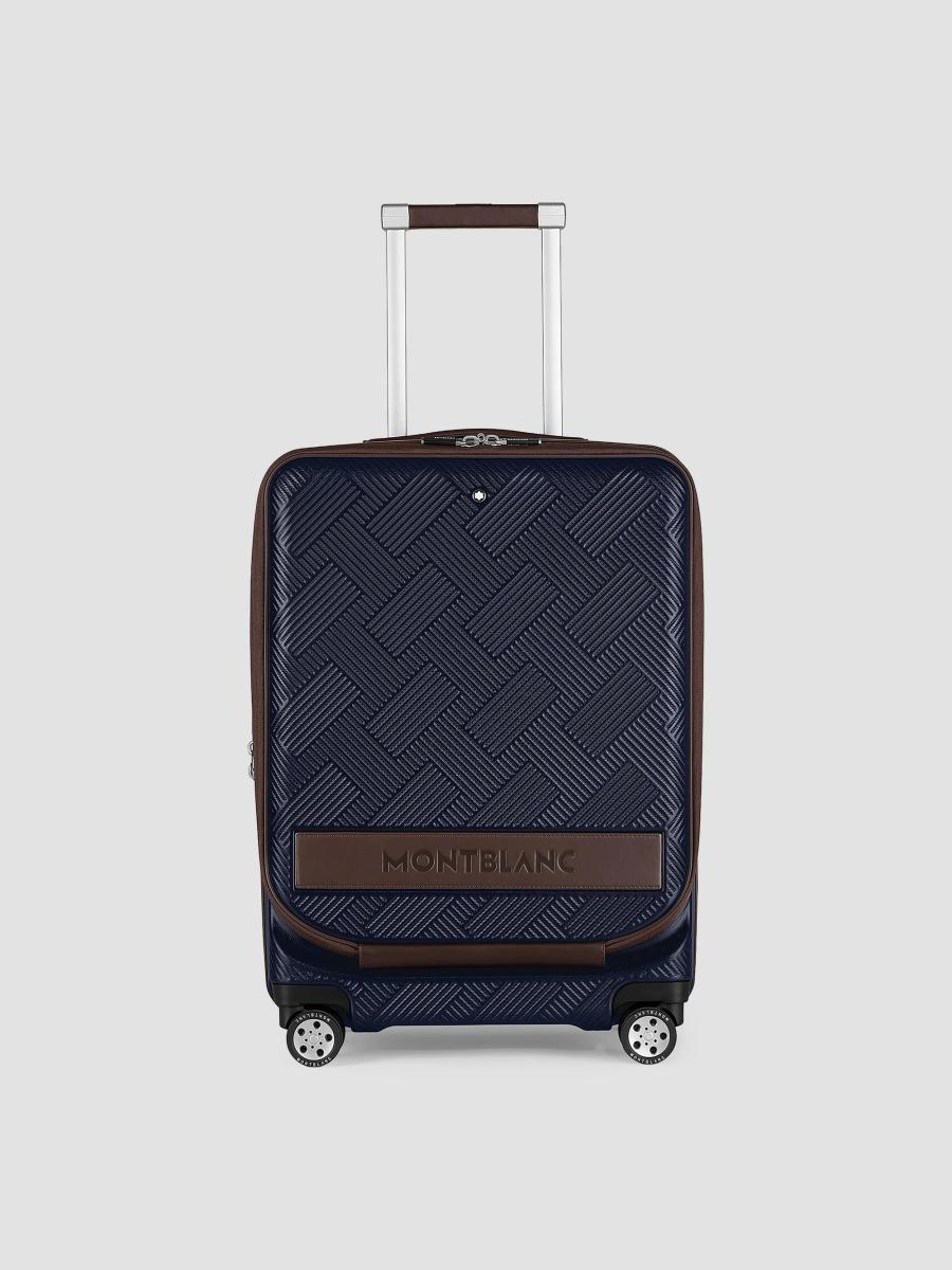 Montblanc #my4810 Trolley Cabin Extreme Suitcase In Blue