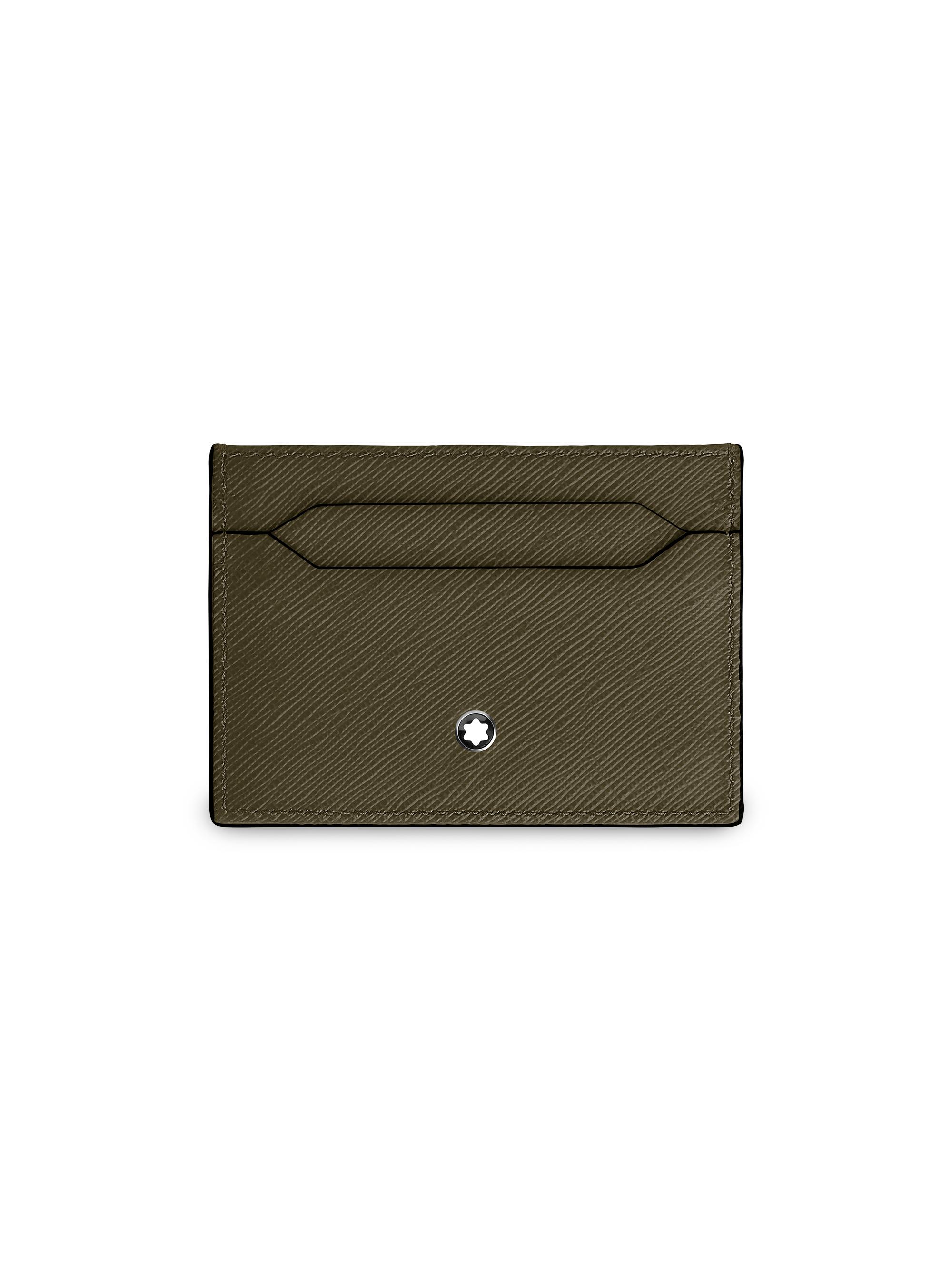 Montblanc Men's Sartorial Leather Card Holder - Green
