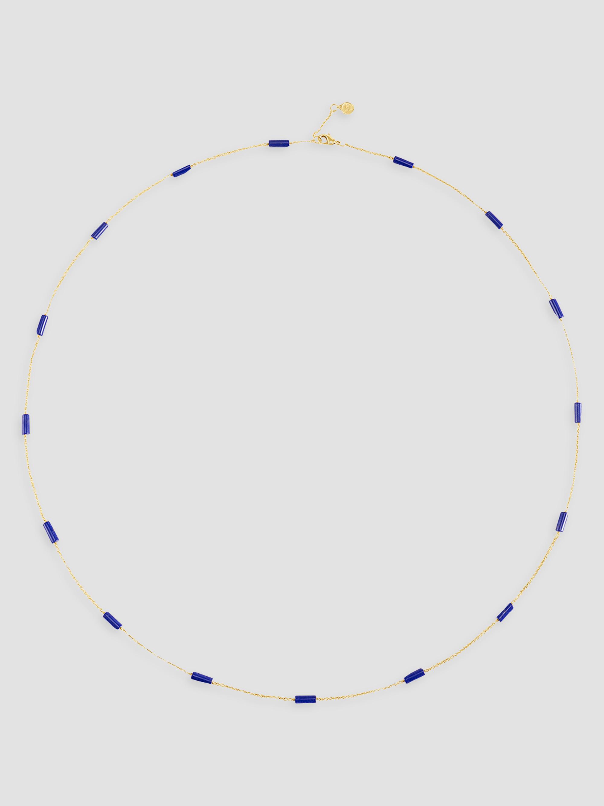Anabel Aram Women's Forza 18K-Gold-Plated & Lapis Lazuli Long Beaded Necklace - Lapis