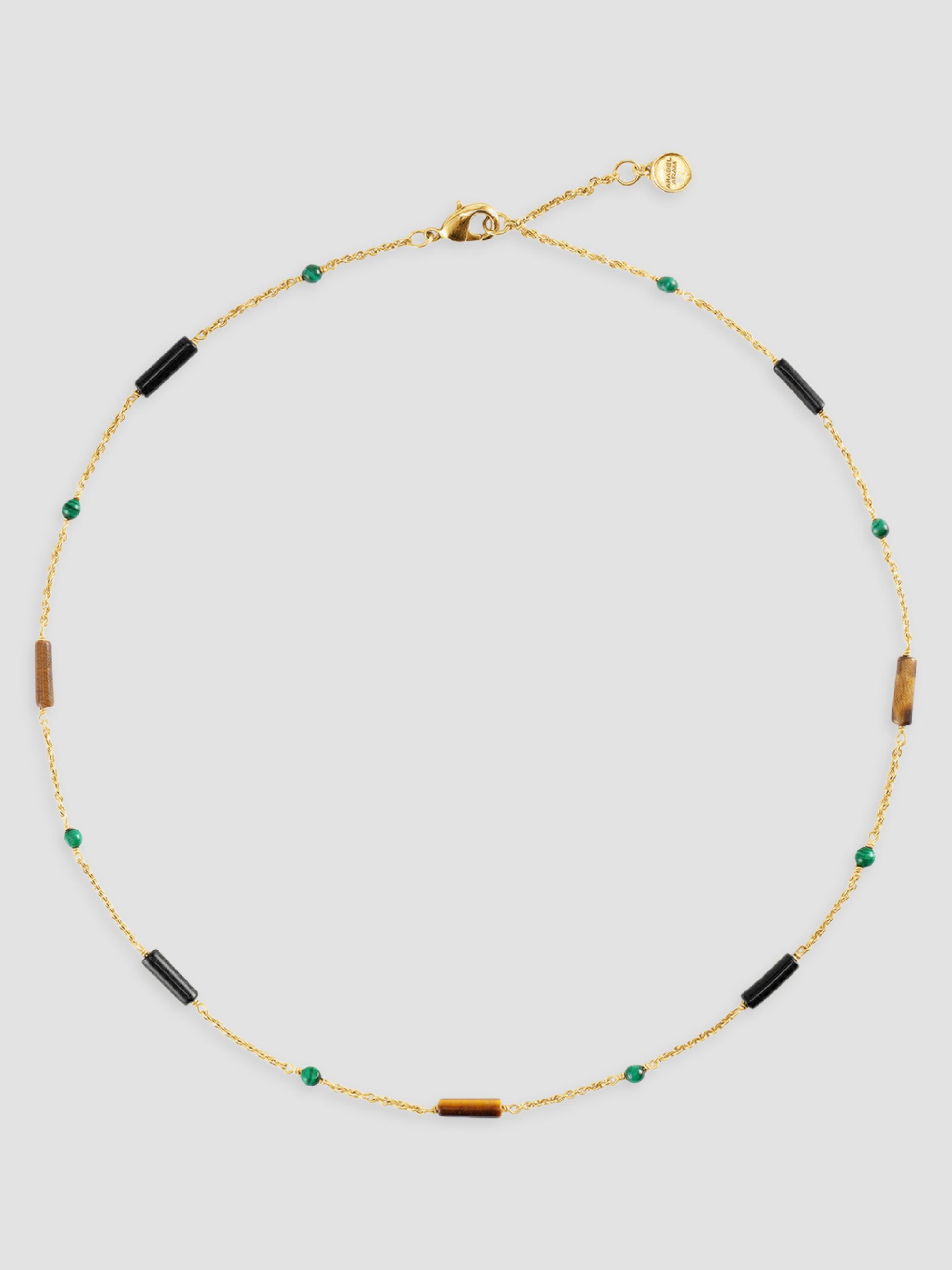 Anabel Aram Women's Forza 18K-Gold-Plated & Multi-Gemstone Beaded Necklace - Gold