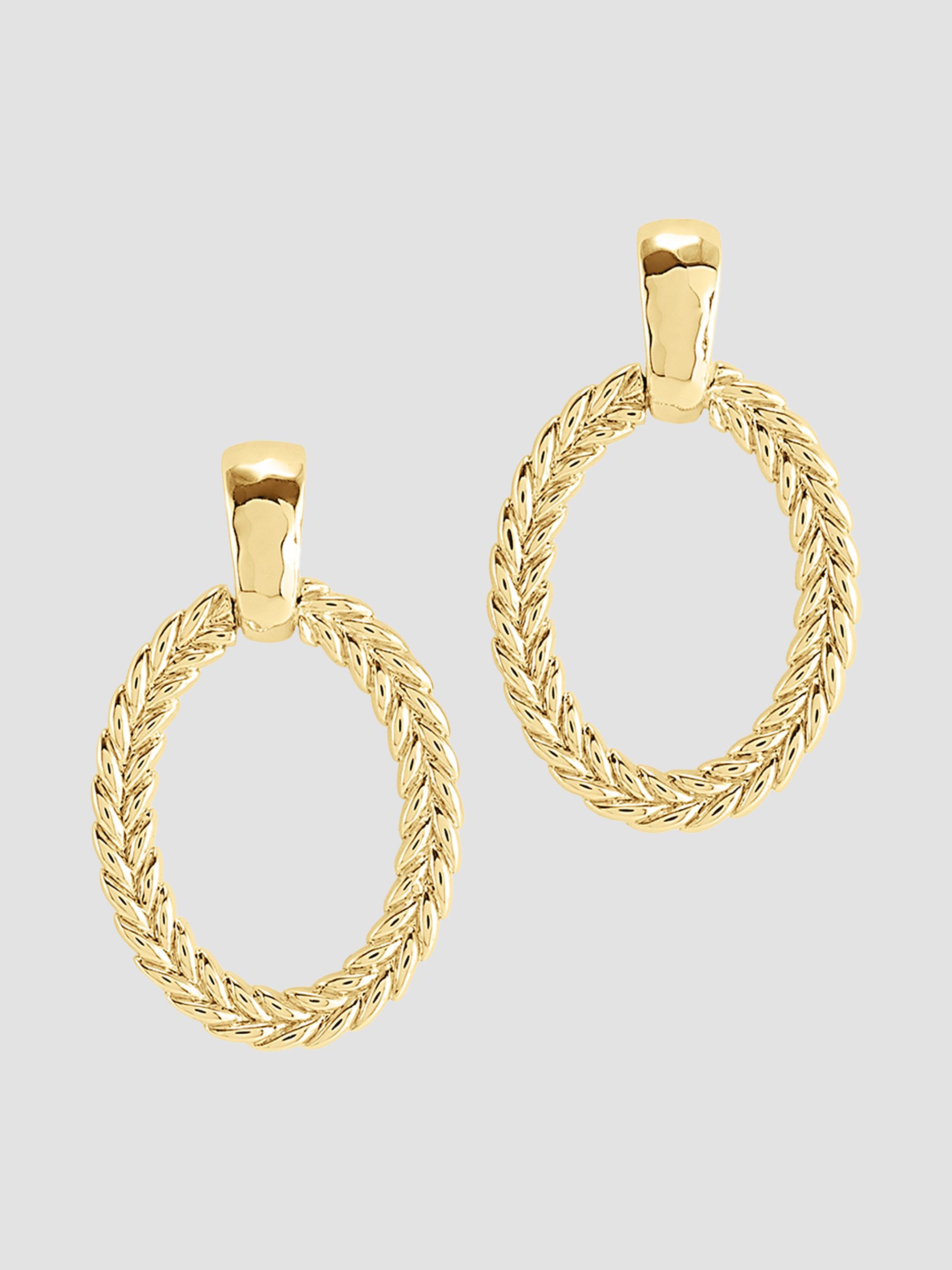 Anabel Aram Women's Cheval 18K-Gold-Plated Drop Earrings - Gold