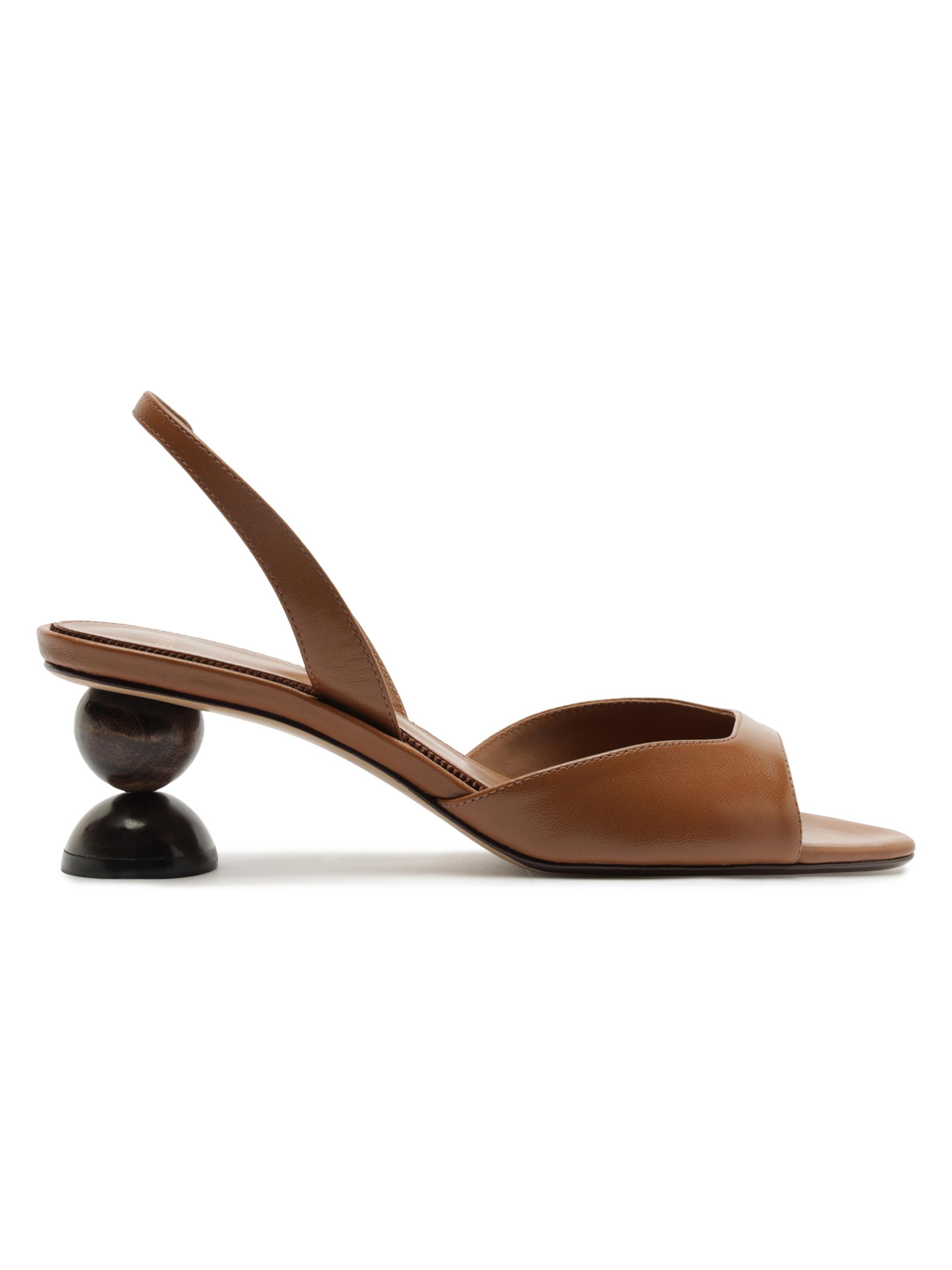 Alexandre Birman Women's Tropicana 50MM Spherical Slingback Sandals - Espresso