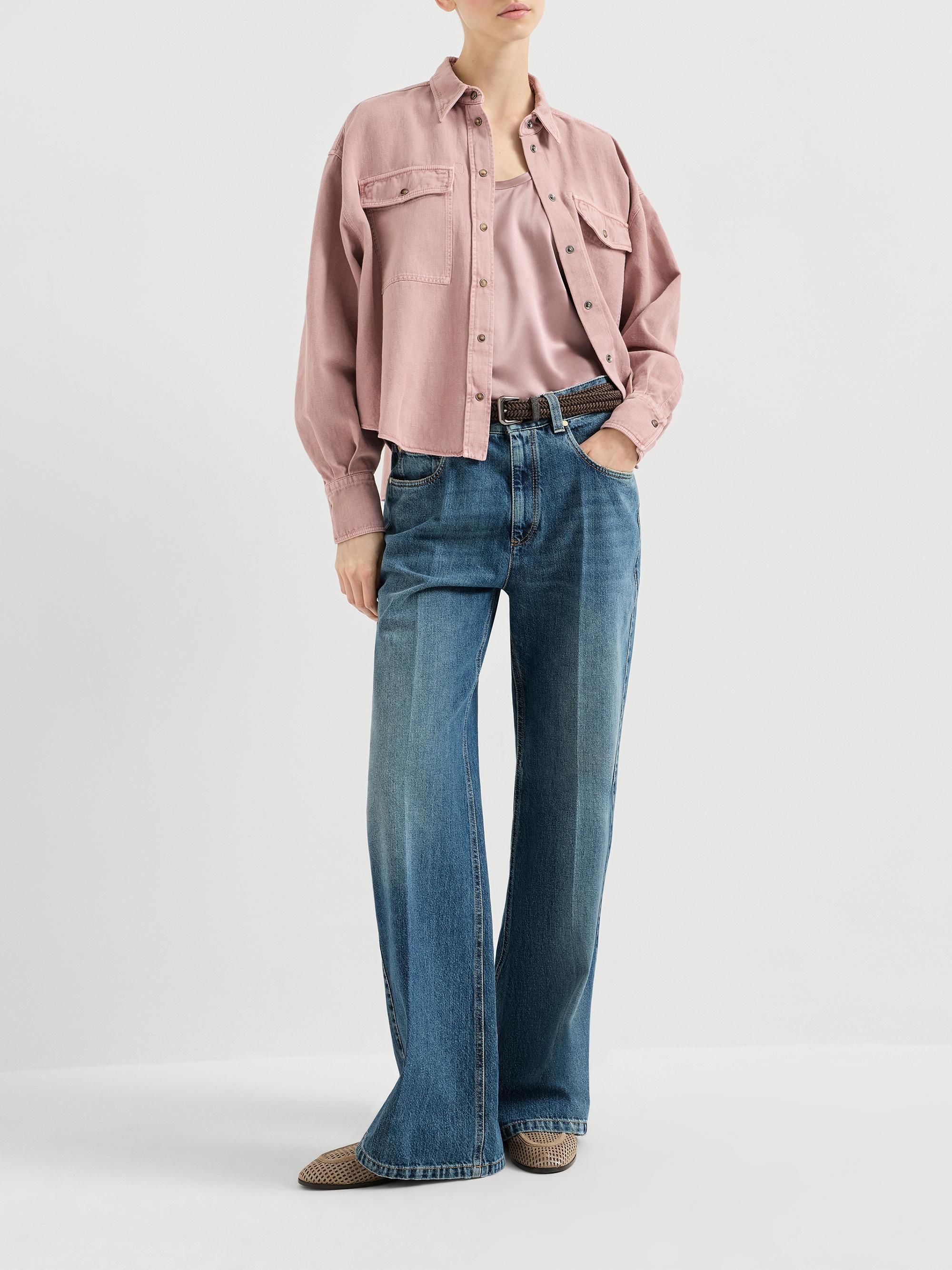 Brunello Cucinelli Authentic Denim Contemporary Loose Trousers