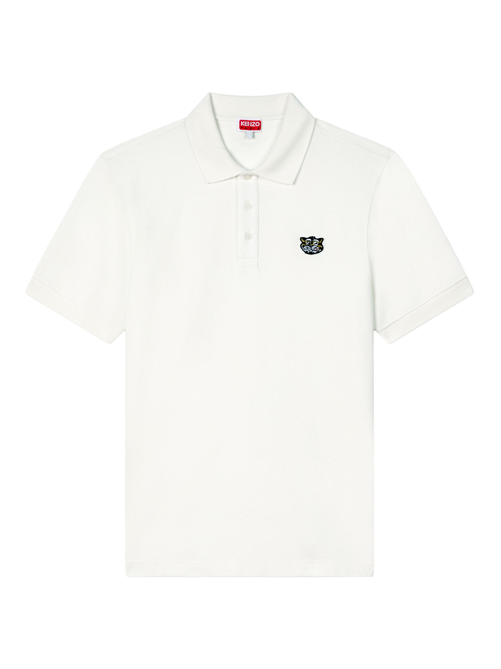 Kenzo Men's Wild Tiger Slim-Fit Polo Shirt - Off White