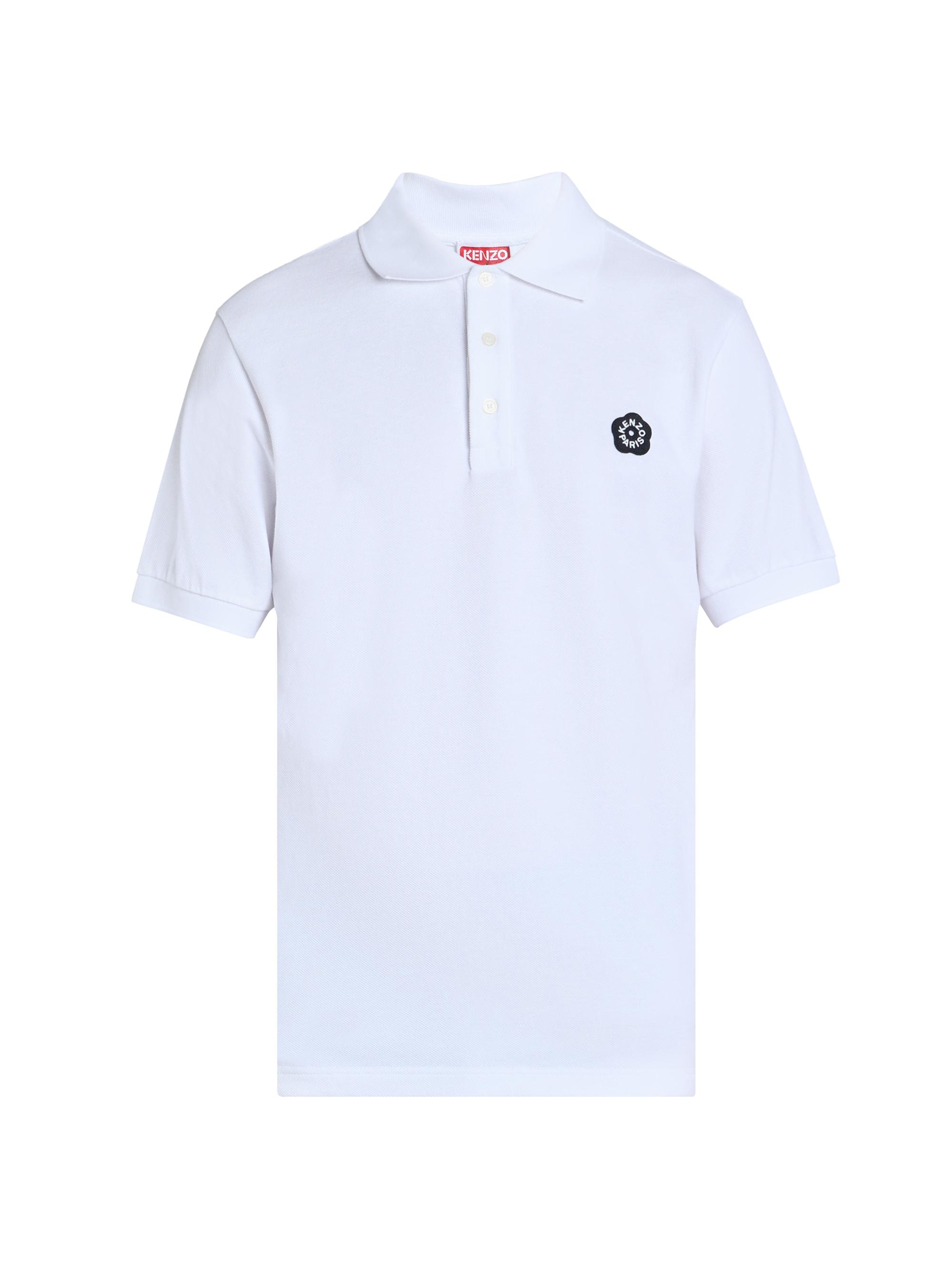 Kenzo Men's Boke Flower 2.0 Crest Polo Shirt - White