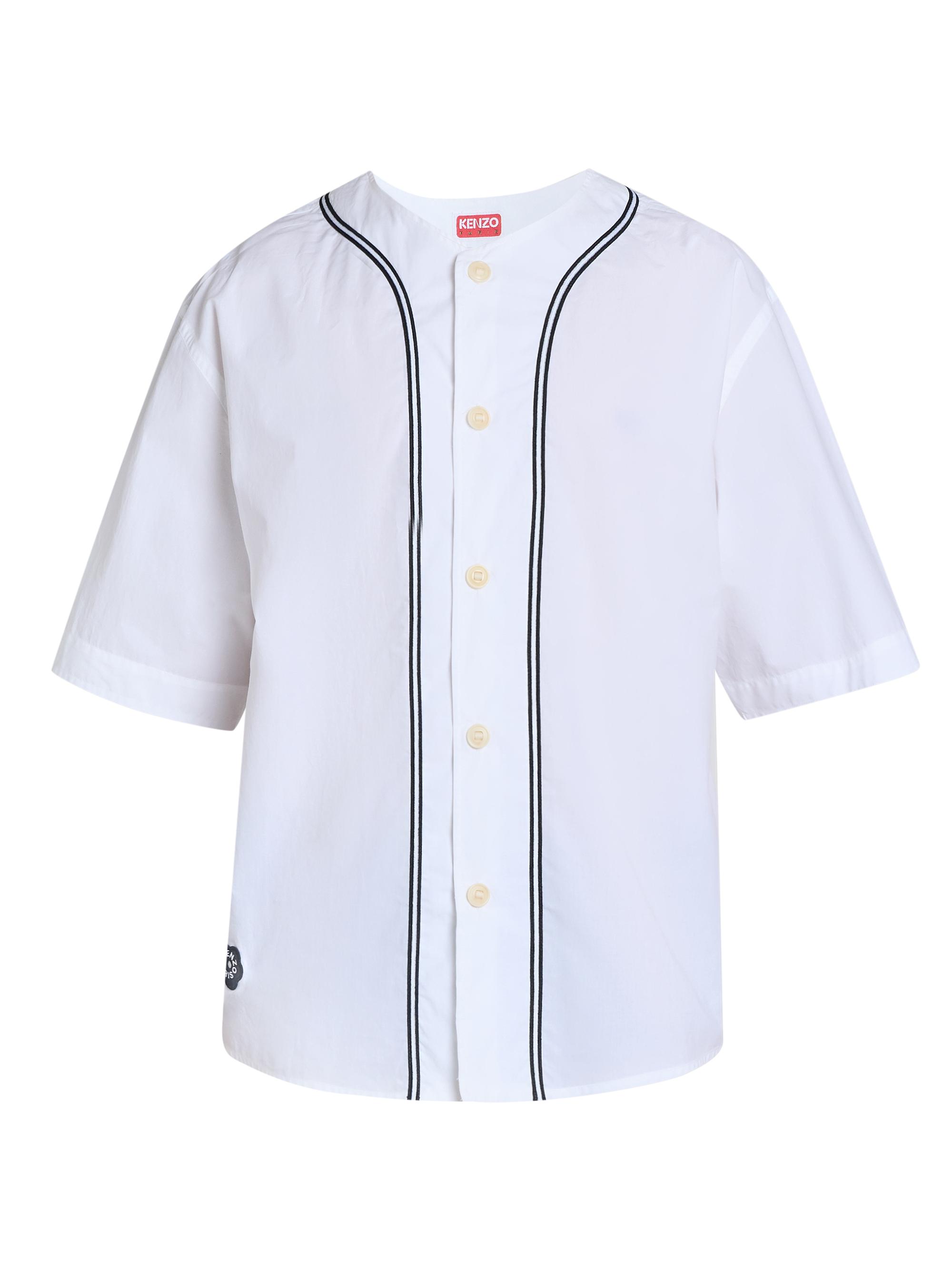 Kenzo Men's Boke Flower 2.0 Cotton Baseball Shirt - White