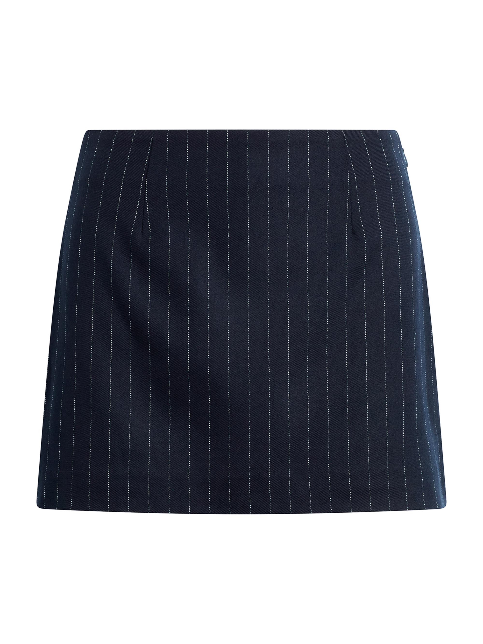 Favorite Daughter Women's The Favorite Pinstripe Skort - Navy Pinstripe