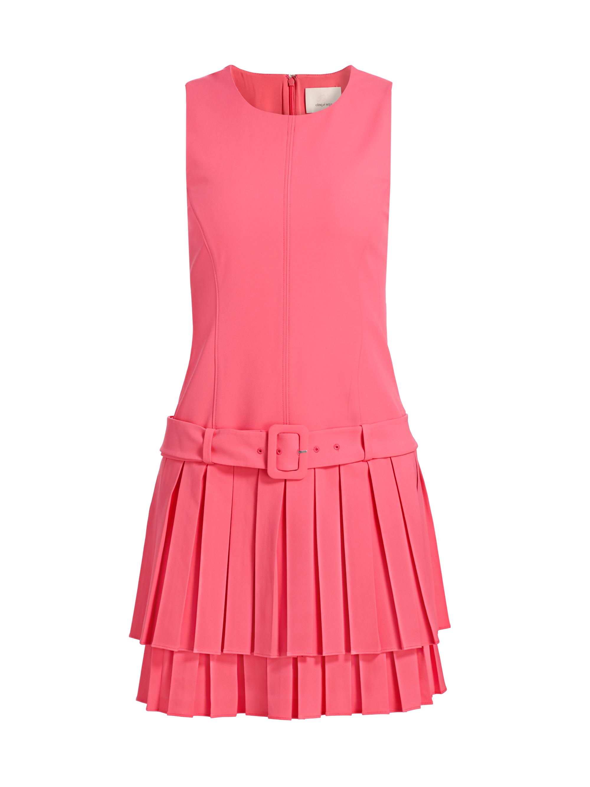 Cinq  Sept Agnes Poplin Bow-Strap Midi-Dress | Saks Fifth Avenue